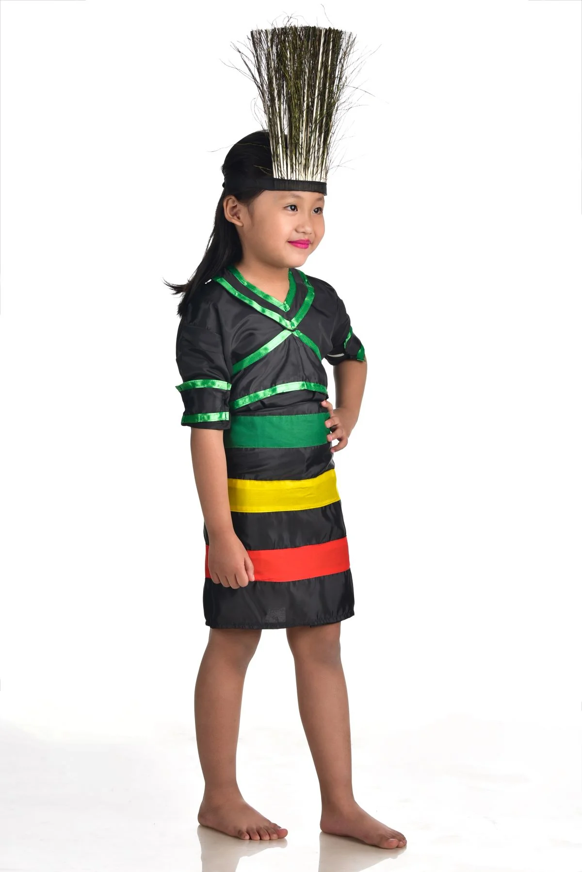 Indian Eastern State Folk Costume - Female - Image 2
