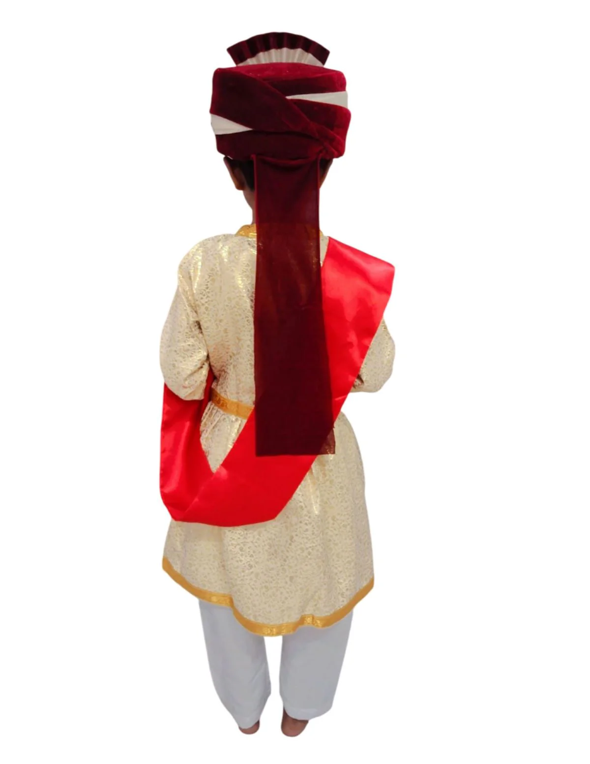 Indian Hindu Wedding Dulha Groom Kids & Adult Fancy Dress Costume For Boys - Image 3