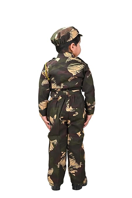 Indian Para Military Special Forces Commandos Profession Fancy Dress Costume - Image 4