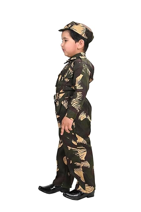 Indian Para Military Special Forces Commandos Profession Fancy Dress Costume - Image 5