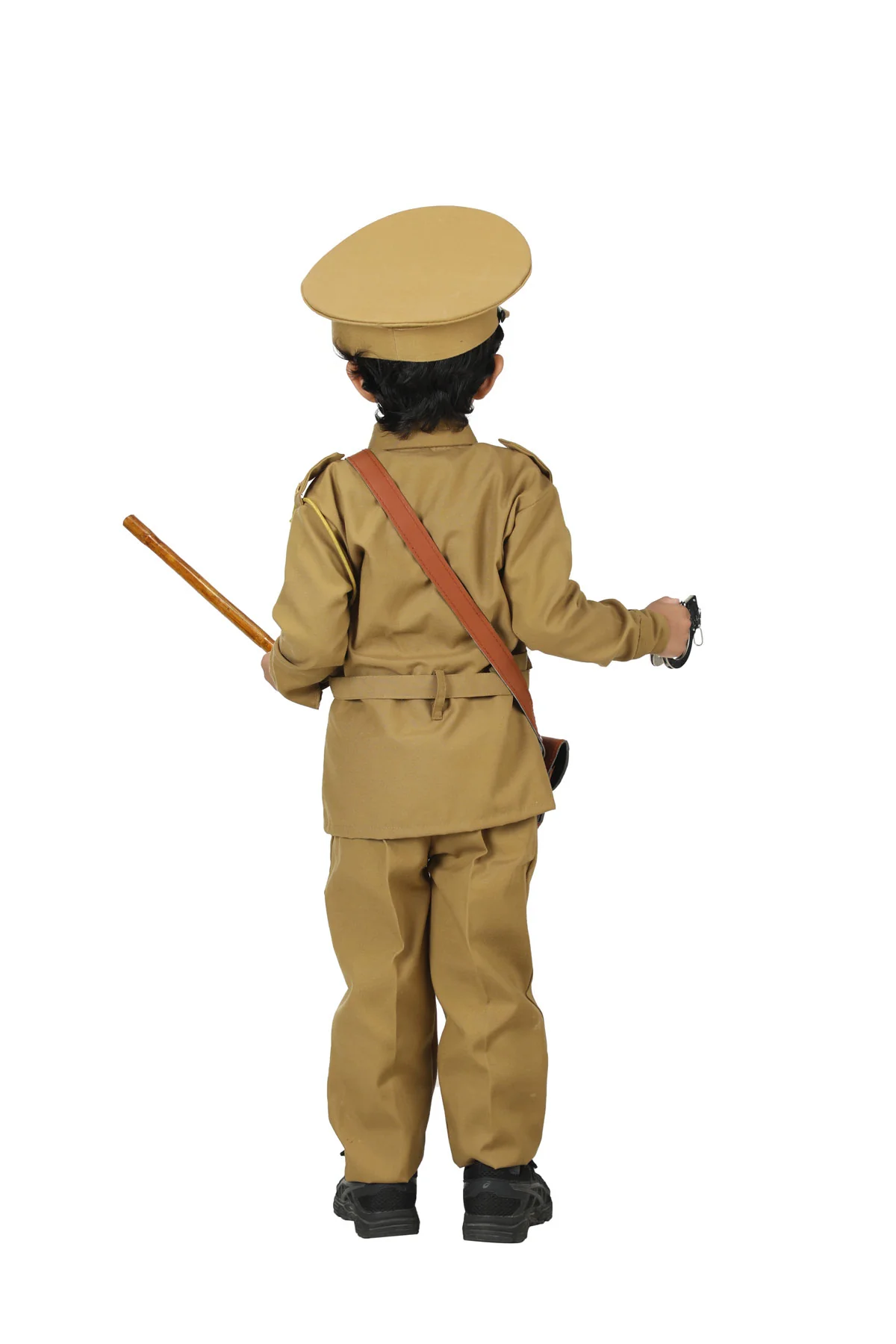 Indian Police Commissioner Profession Community Helper Kids Fancy Dress Costume - Image 3
