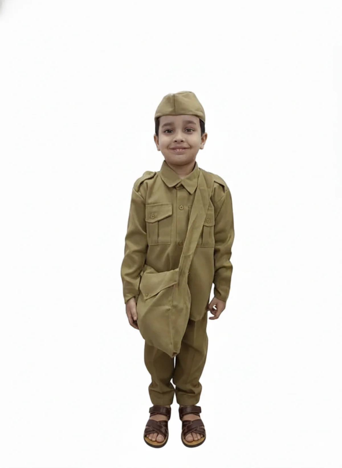 Indian Postman Dakiya Community Helper Classic Kids Fancy Dress Costume