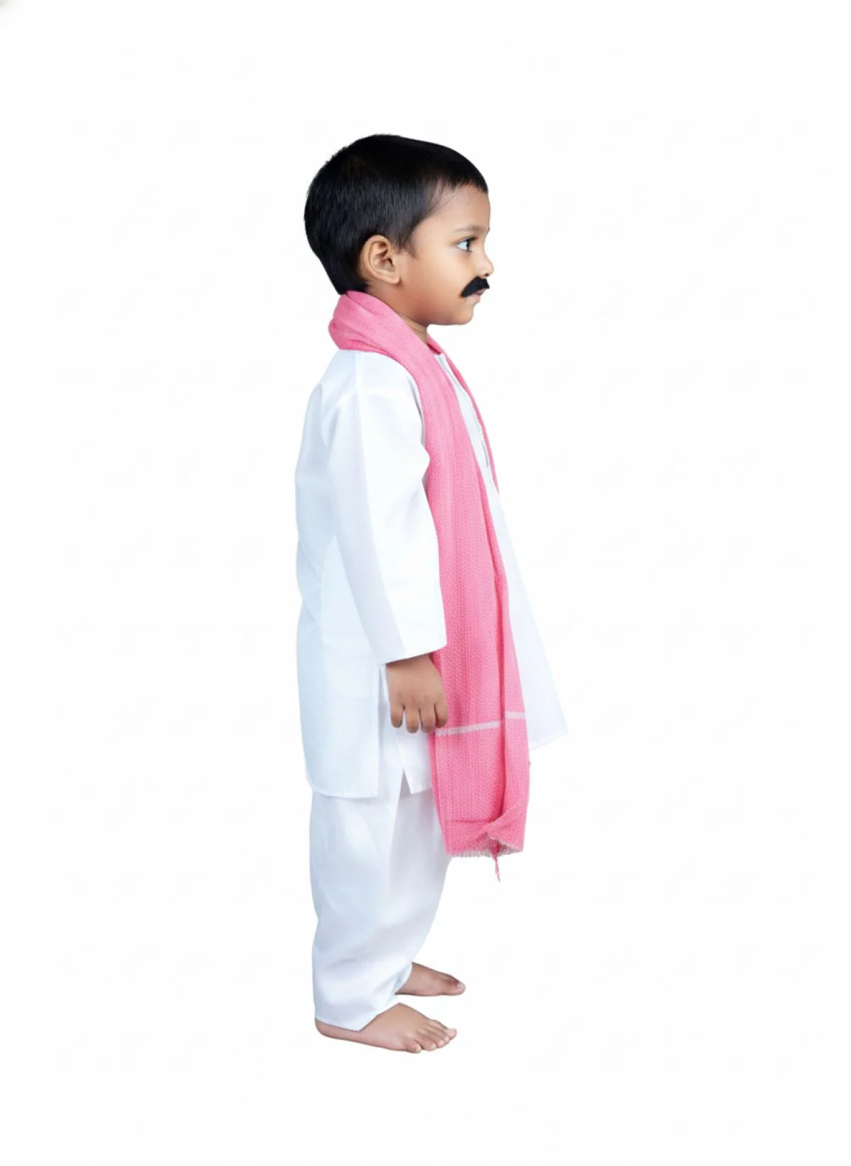 Indian Sarpanch Farmer Villager Kisan Kids & Adults Fancy Dress Costume - Image 2