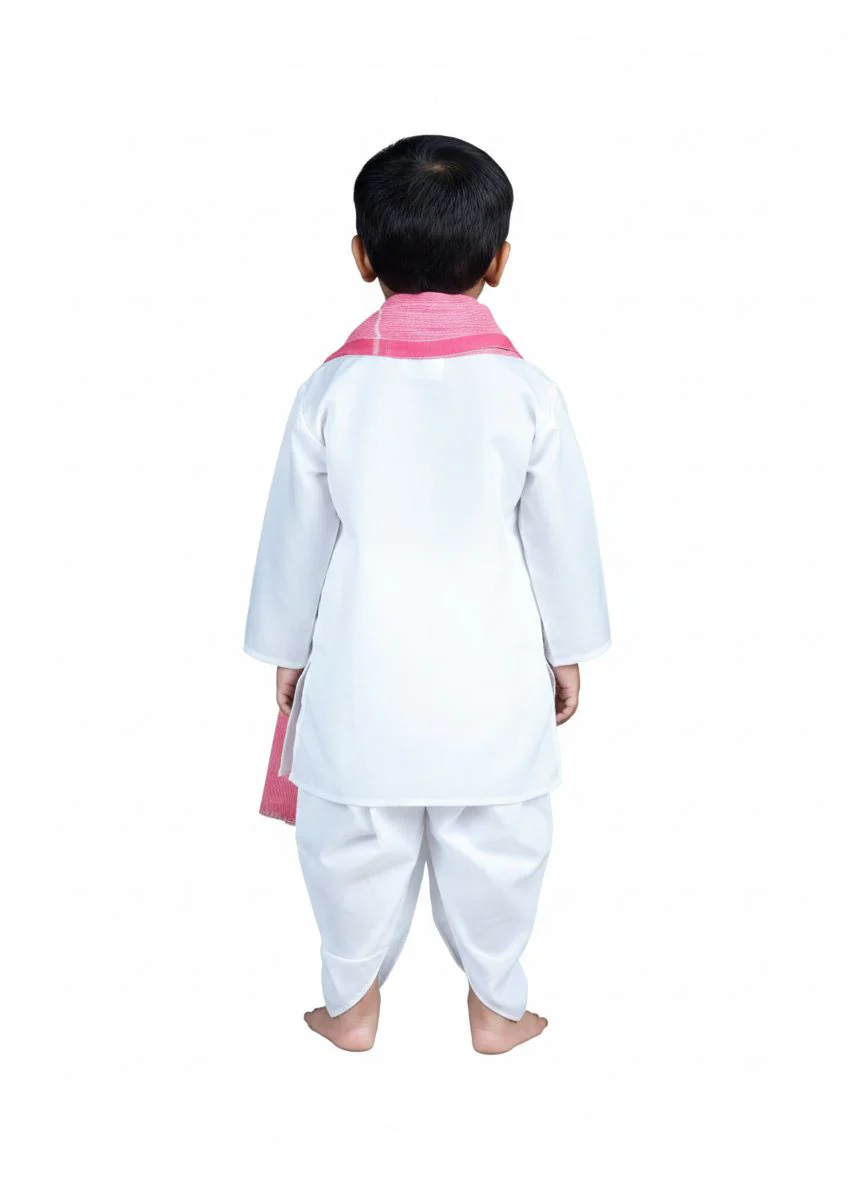 Indian Sarpanch Farmer Villager Kisan Kids & Adults Fancy Dress Costume - Image 4
