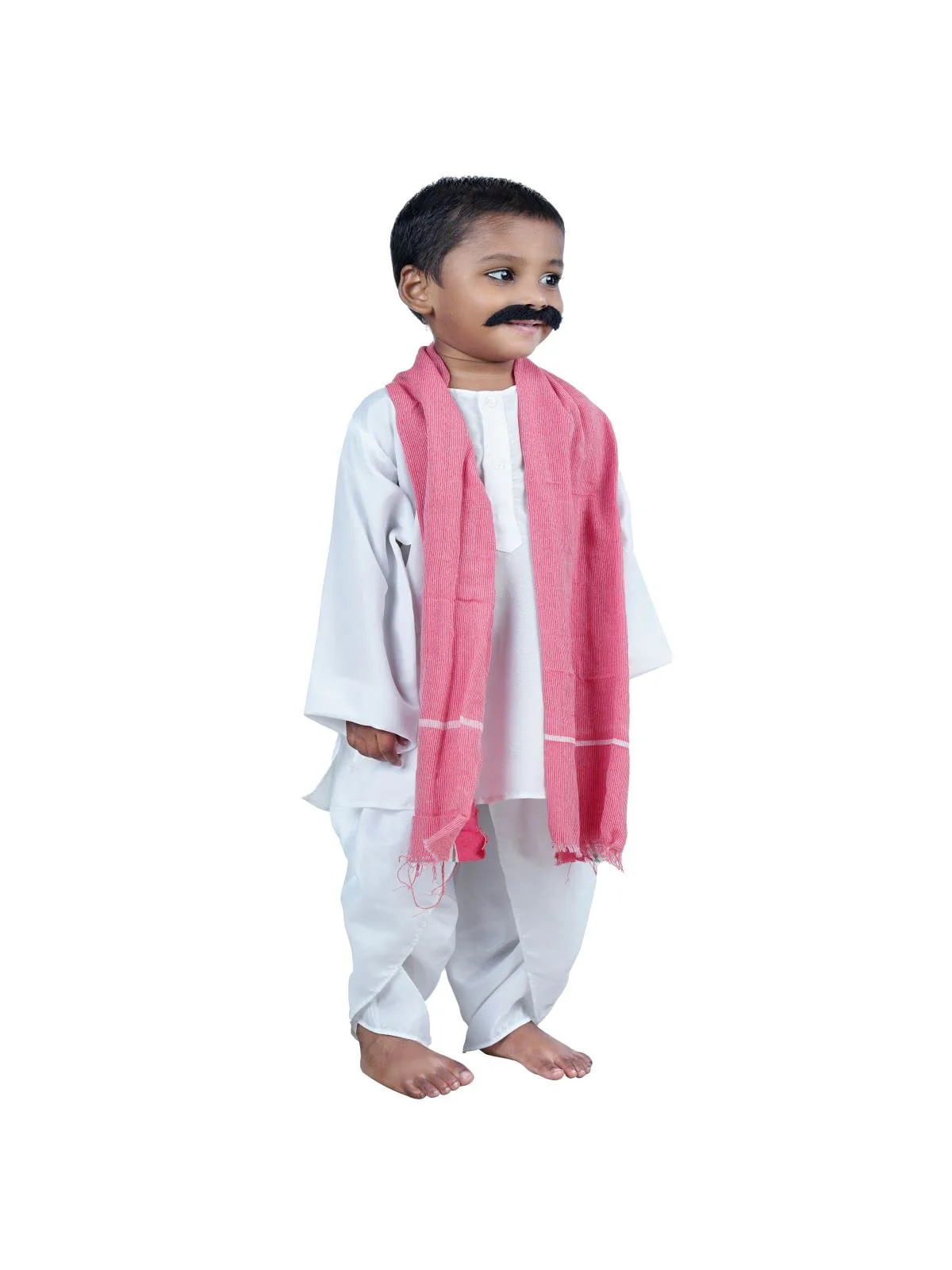 Indian Sarpanch Farmer Villager Kisan Kids & Adults Fancy Dress Costume - Image 5