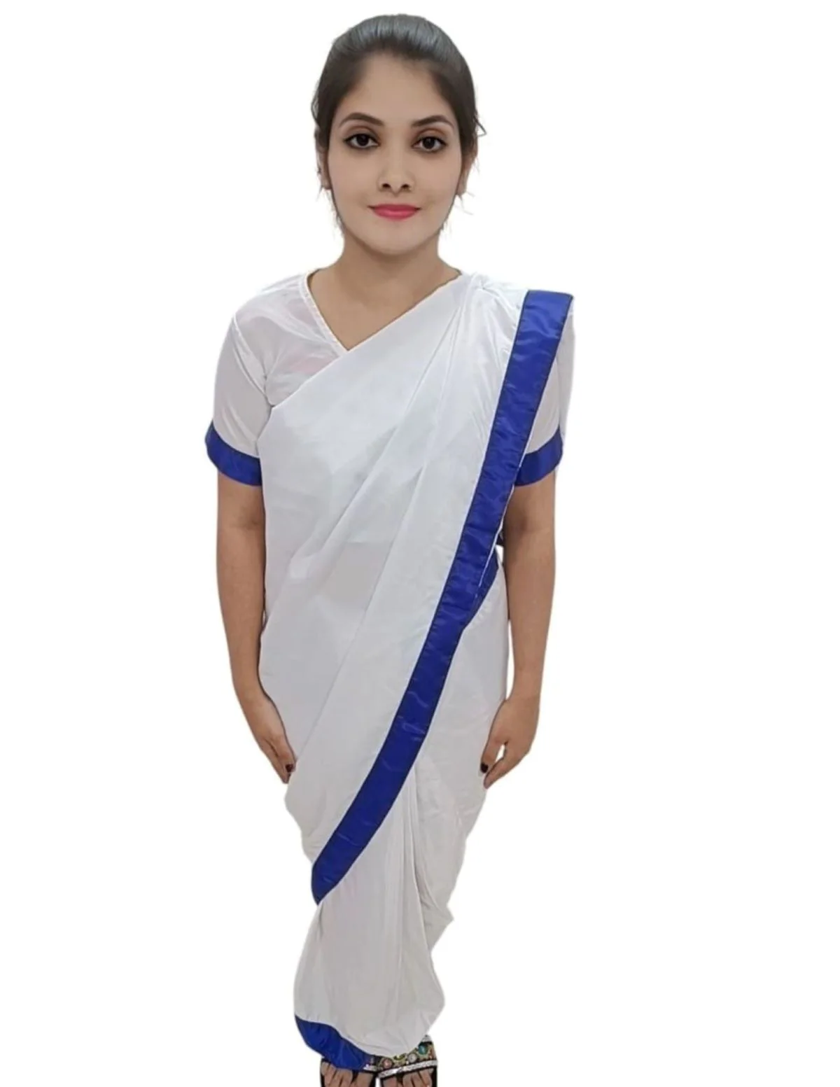 Indira Gandhi Politician Leader Ex-Prime Minister Saree Kids Fancy Dress Costume - Image 10