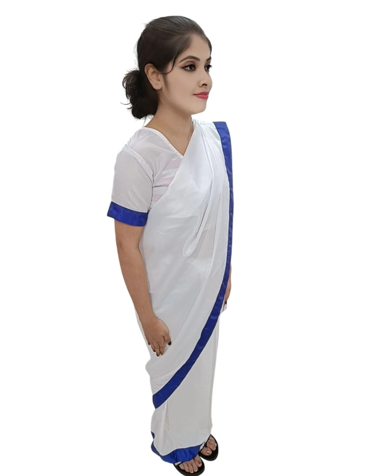 Indira Gandhi Politician Leader Ex-Prime Minister Saree Kids Fancy Dress Costume - Image 11
