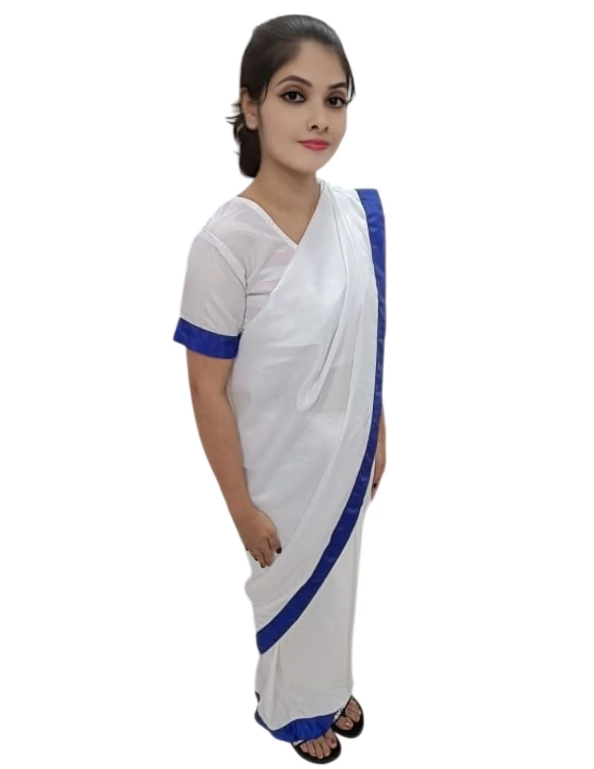 Indira Gandhi Politician Leader Ex-Prime Minister Saree Kids Fancy Dress Costume - Image 14