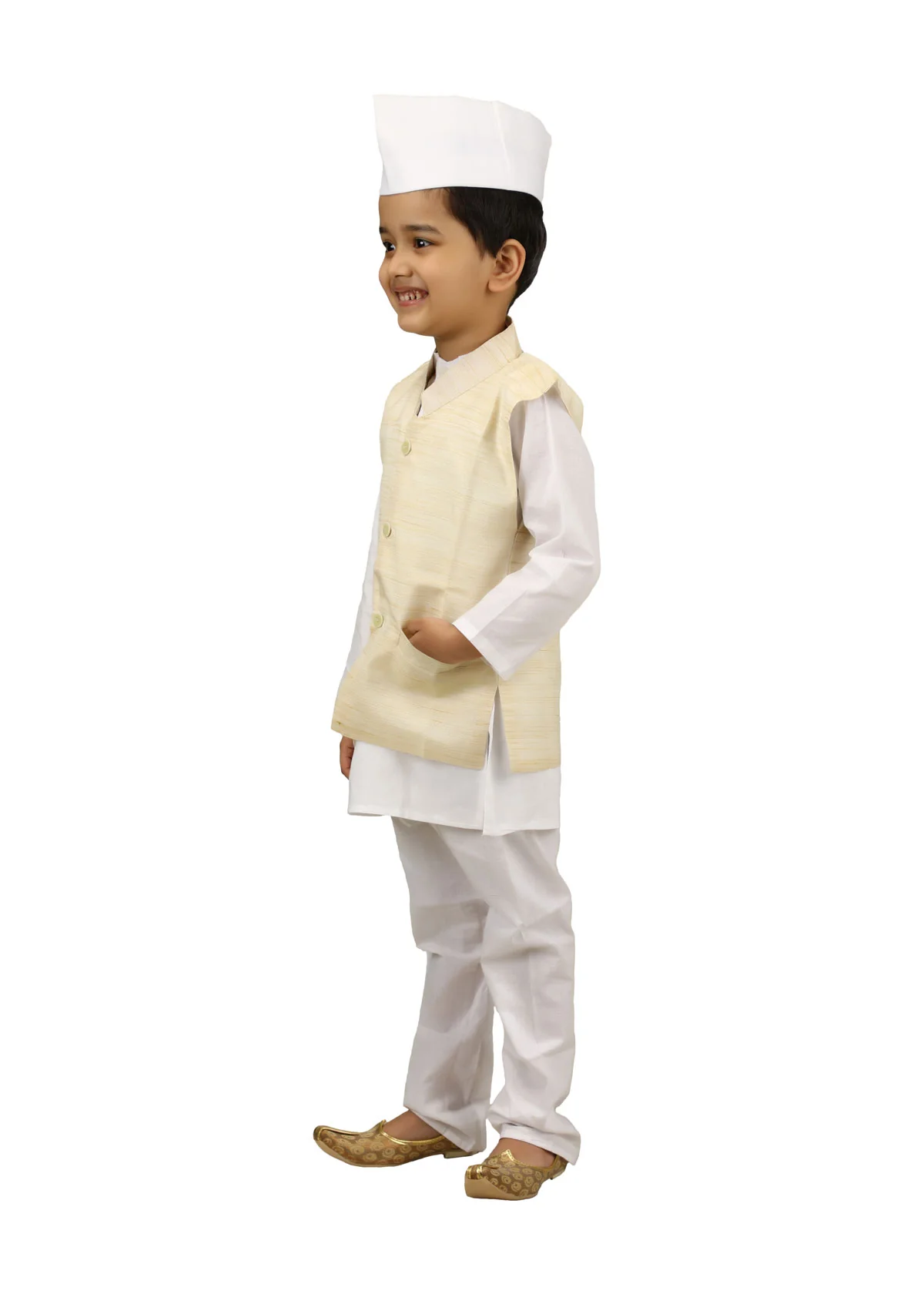 Pandit Ji Jawahar Lal Nehru First Indian Prime Minister National Leader for Boys Kids Adult  Fancy Dress Costume - Image 7