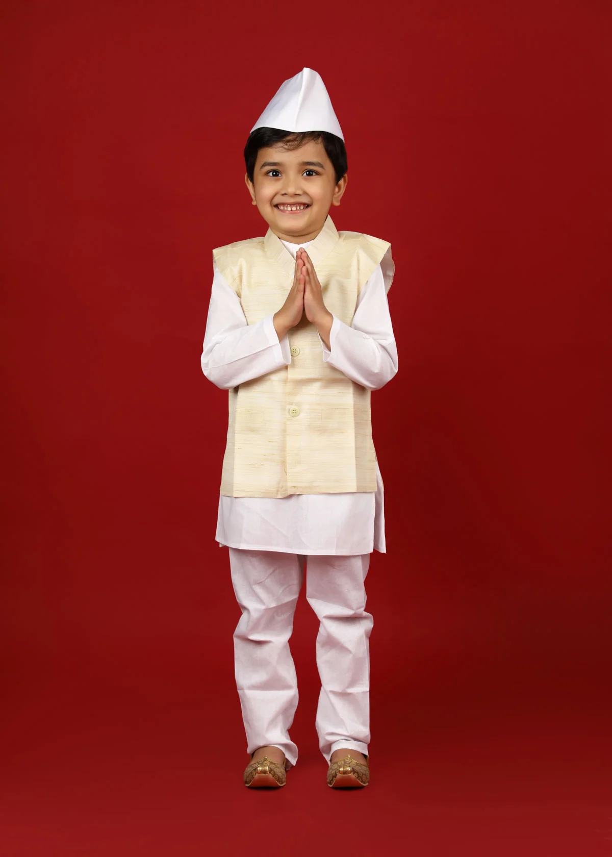 Pandit Ji Jawahar Lal Nehru First Indian Prime Minister National Leader for Boys Kids Adult  Fancy Dress Costume - Image 8