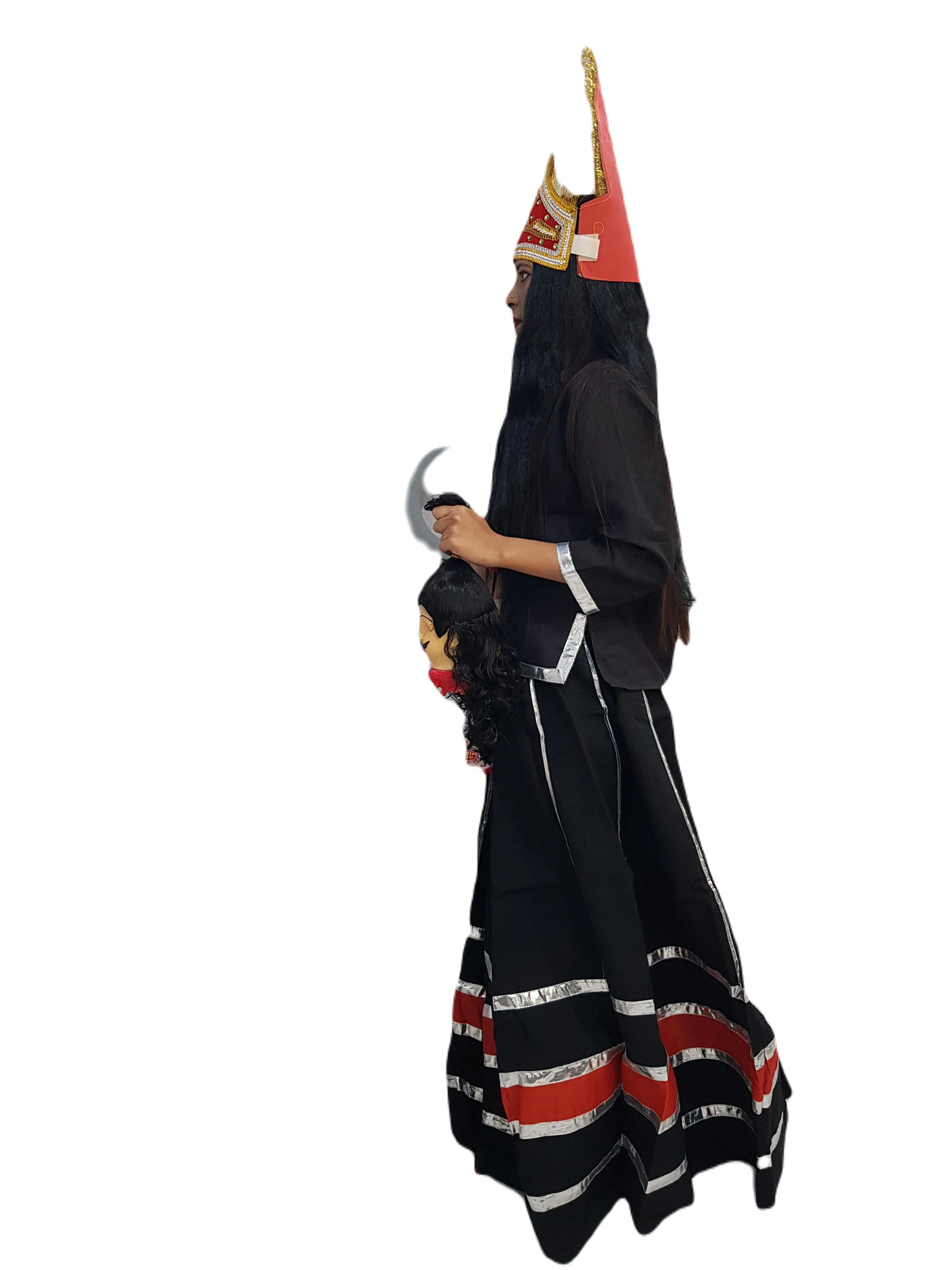 Kali Mata Hindu Goddess Girls & Women Fancy Dress Costume - Image 5