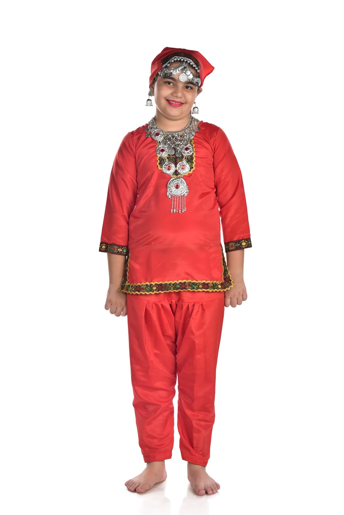 Kashmiri Girl with Jewellery Indian State For Girl's & Women Fancy Dress Costume