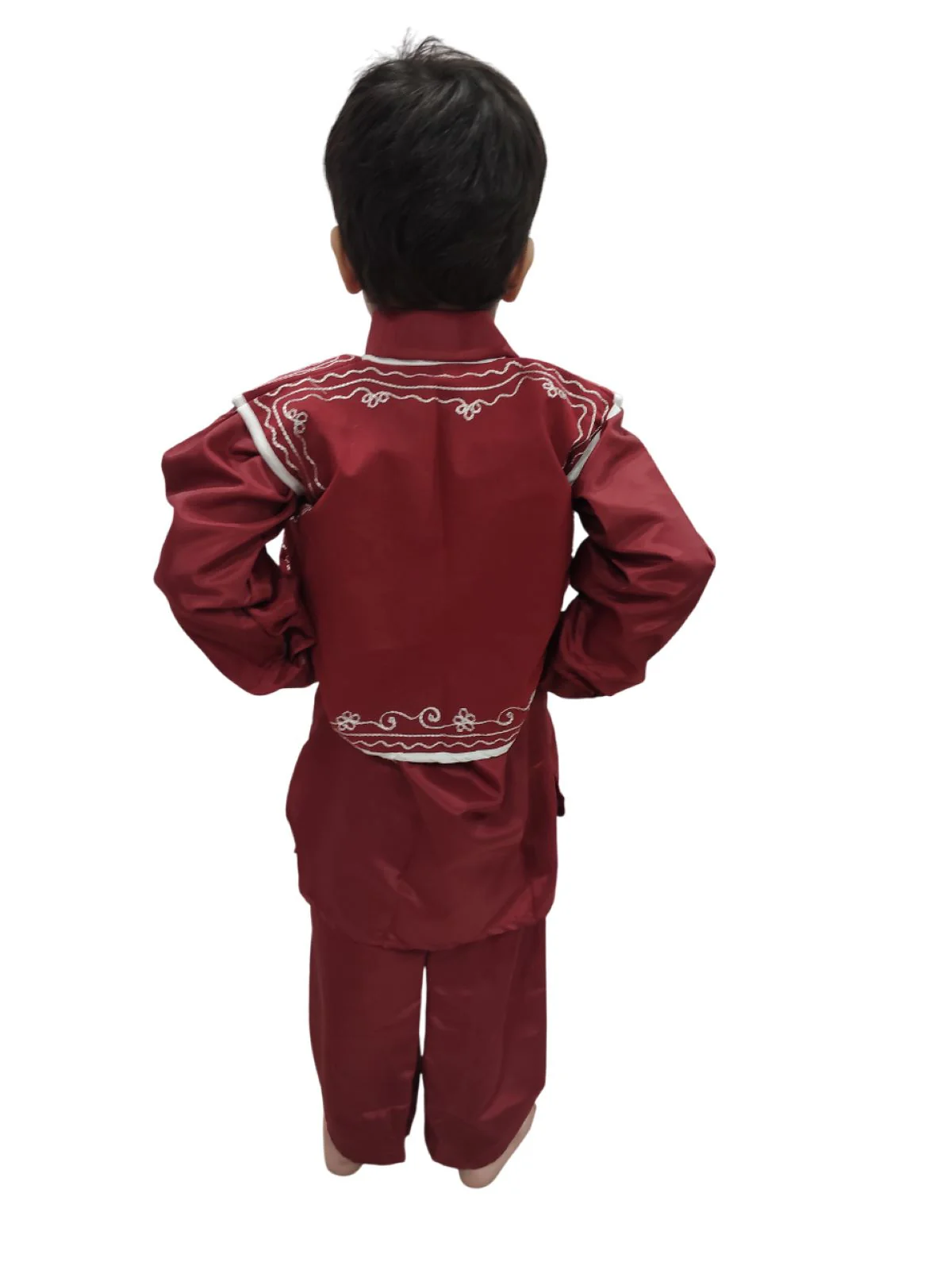 Kashmiri Pathani suit Indian State Fancy Dress Costume for Boys - Image 4