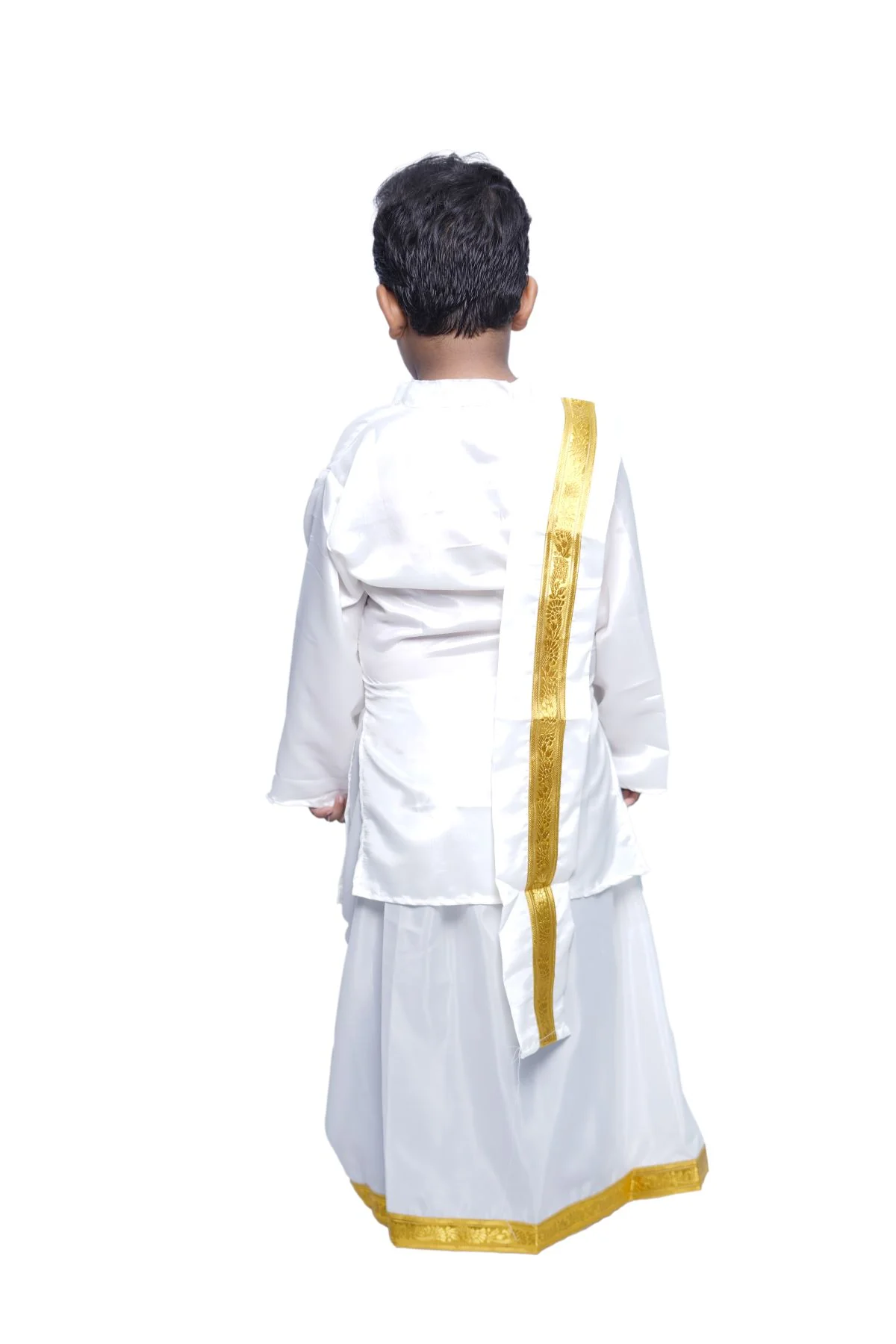 Kerala Indian State Onam Fancy Dress Costume for Boys and Men - Image 3
