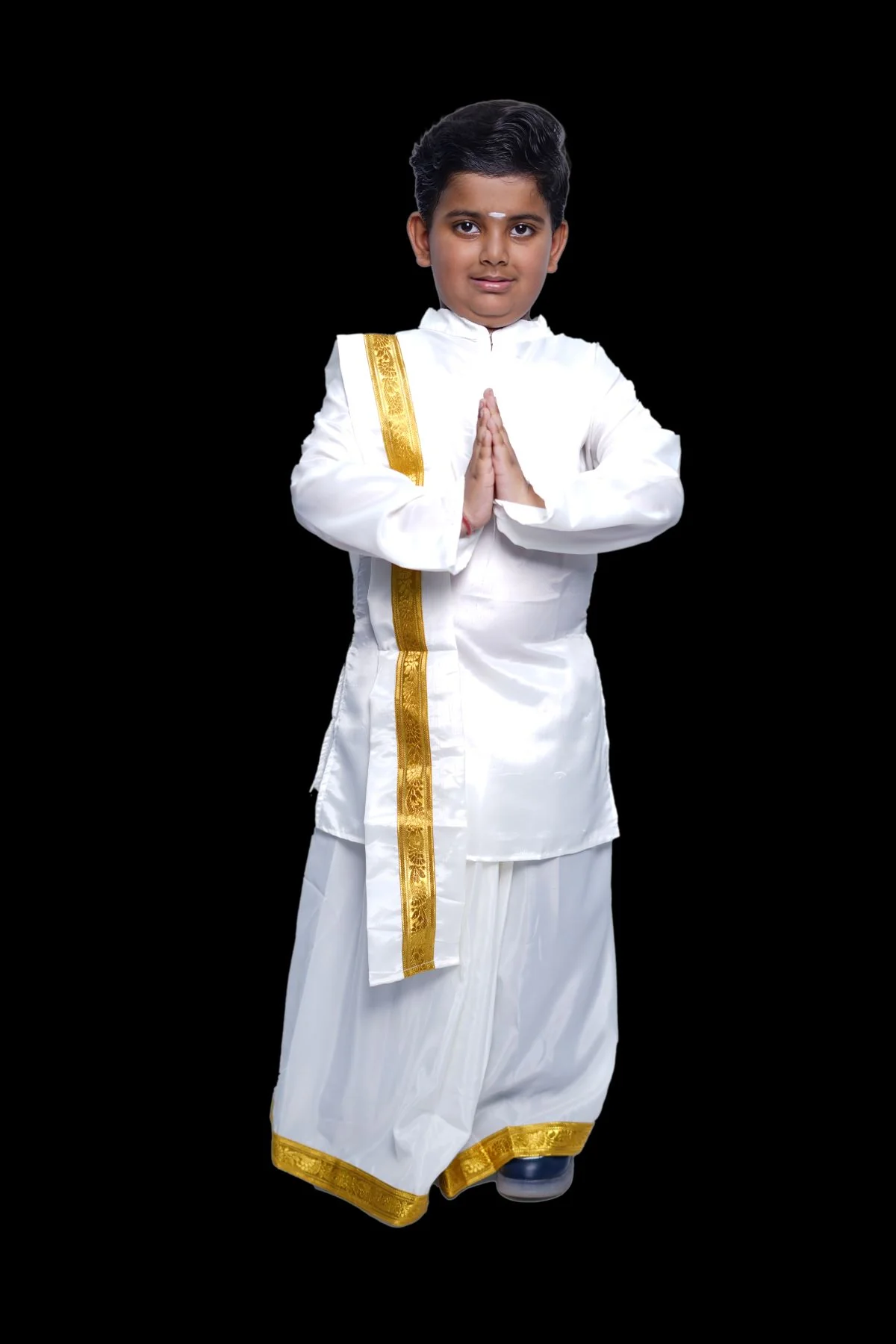 Kerala Indian State Onam Fancy Dress Costume for Boys and Men - Image 5