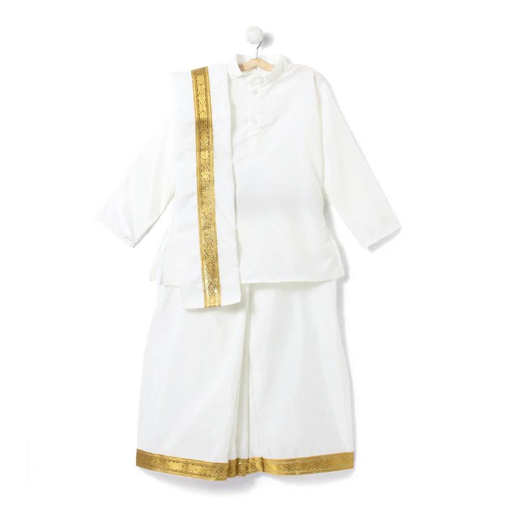 Kerala Indian State Onam Fancy Dress Costume for Boys and Men - Image 6