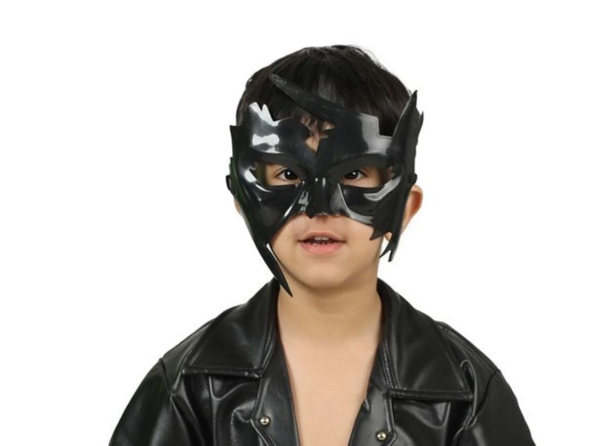 Krish Indian Bollywood Superhero Plastic Mask Kids Fancy Dress Accessories - Image 2