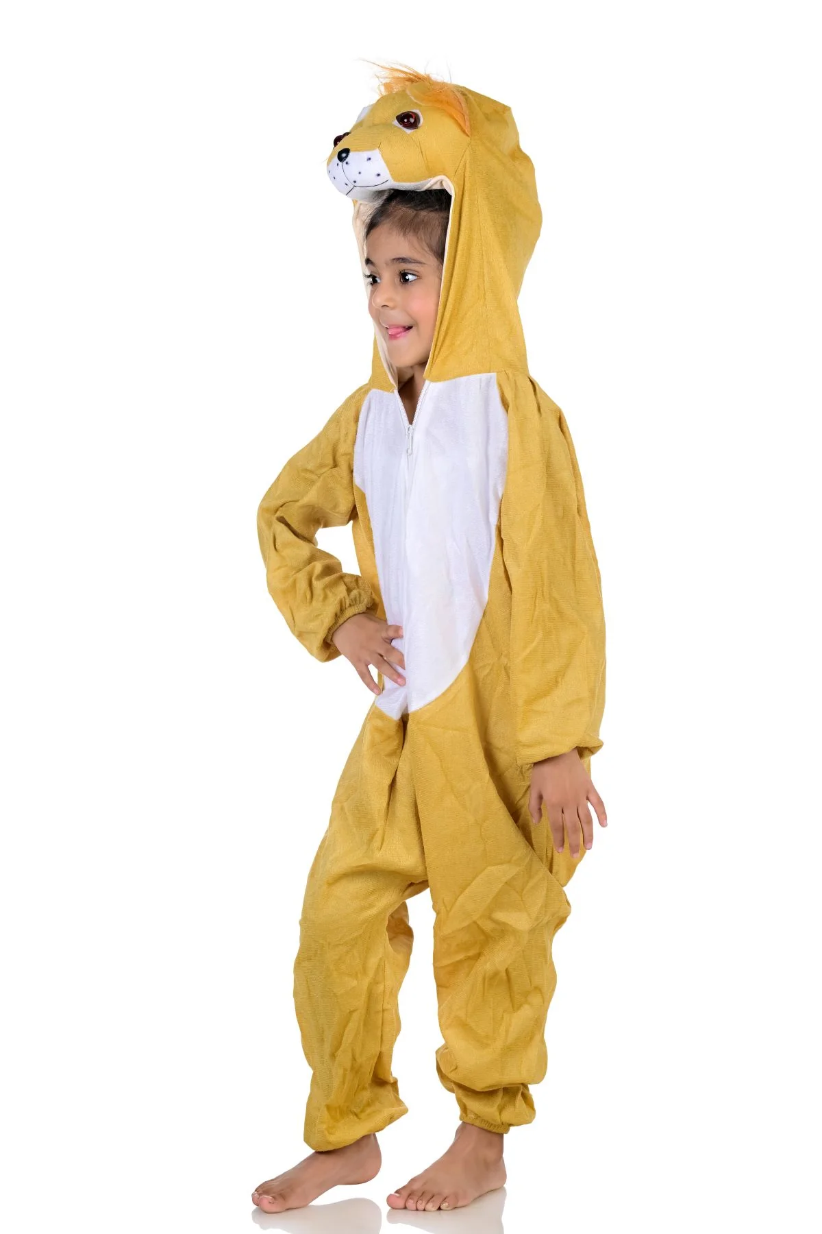 Lion Sher Wild Animal Kids Fancy Dress Costume for School Competitions | Indian - Image 4