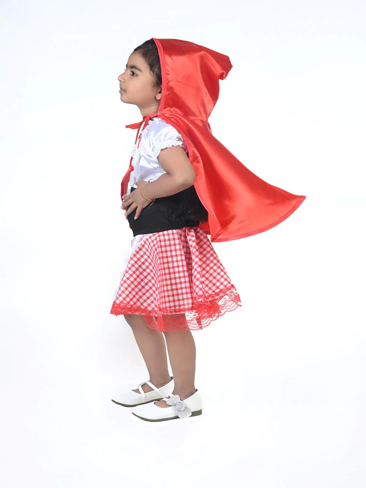 Little Red Riding Hood Fairy tale Character Kids Fancy Dress Costume - Image 4