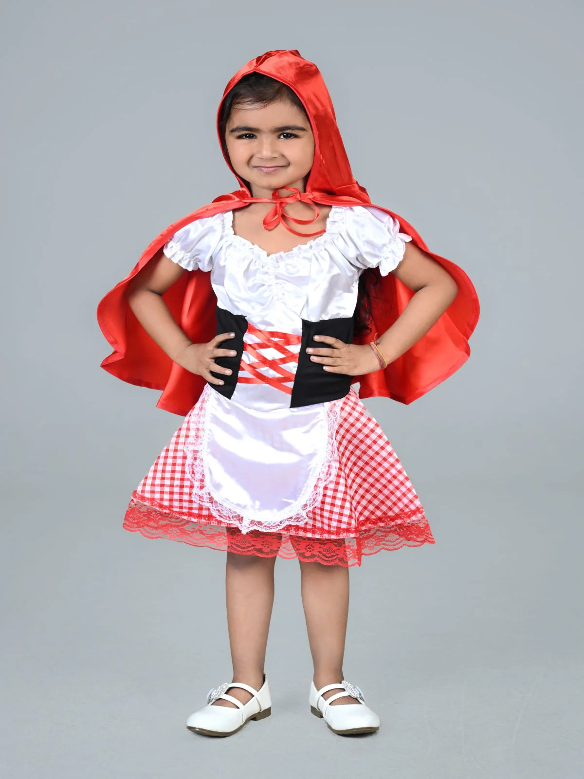 Little Red Riding Hood Fairy tale Character Kids Fancy Dress Costume - Image 5