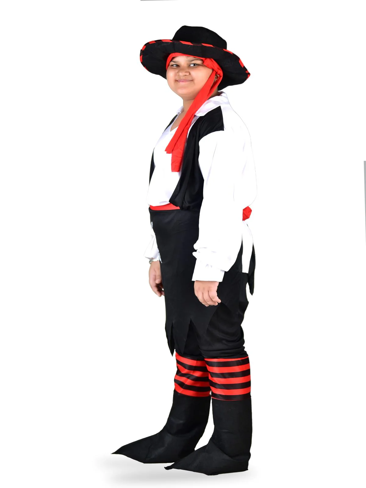 Macho Captain Pirate Fancy Dress Costume for Men | Adults | Halloween Theme | Imported - Image 4