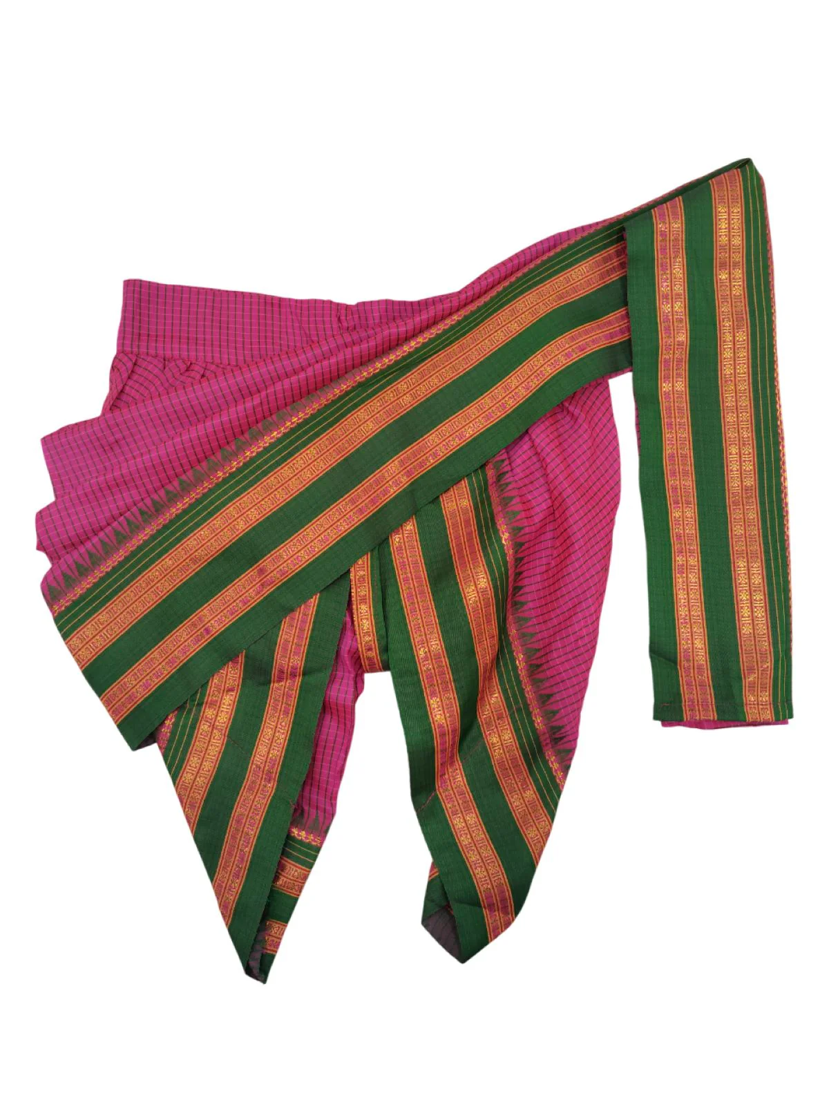 Maharashtrian Marathi Kasta Saree Lavani Dance Fancy Dress Costume for Girls & Women - Image 7