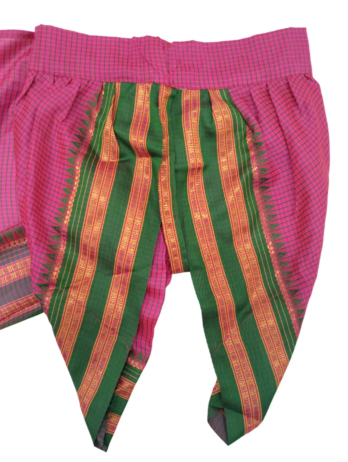 Maharashtrian Marathi Kasta Saree Lavani Dance Fancy Dress Costume for Girls & Women - Image 8