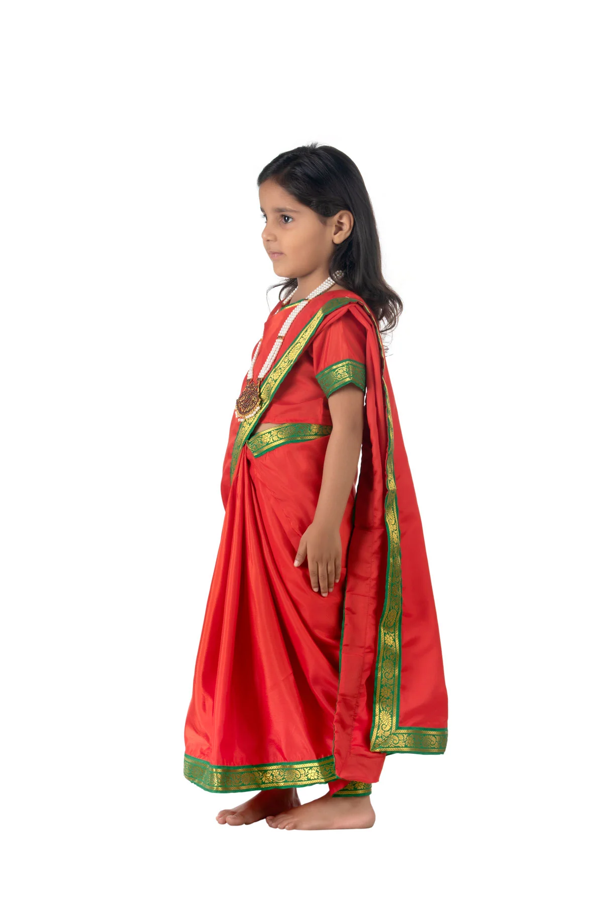 Maiya Yashoda Saree Janmashtami  Kids Fancy Dress Costume for Girls - Image 5
