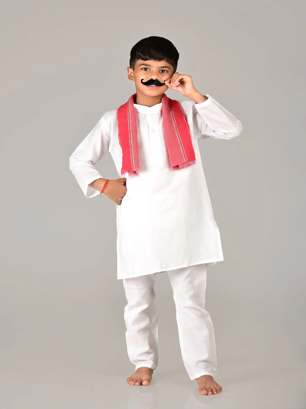 Male Servant Naukar Kids & Adults Fancy Dress Costume - Image 5