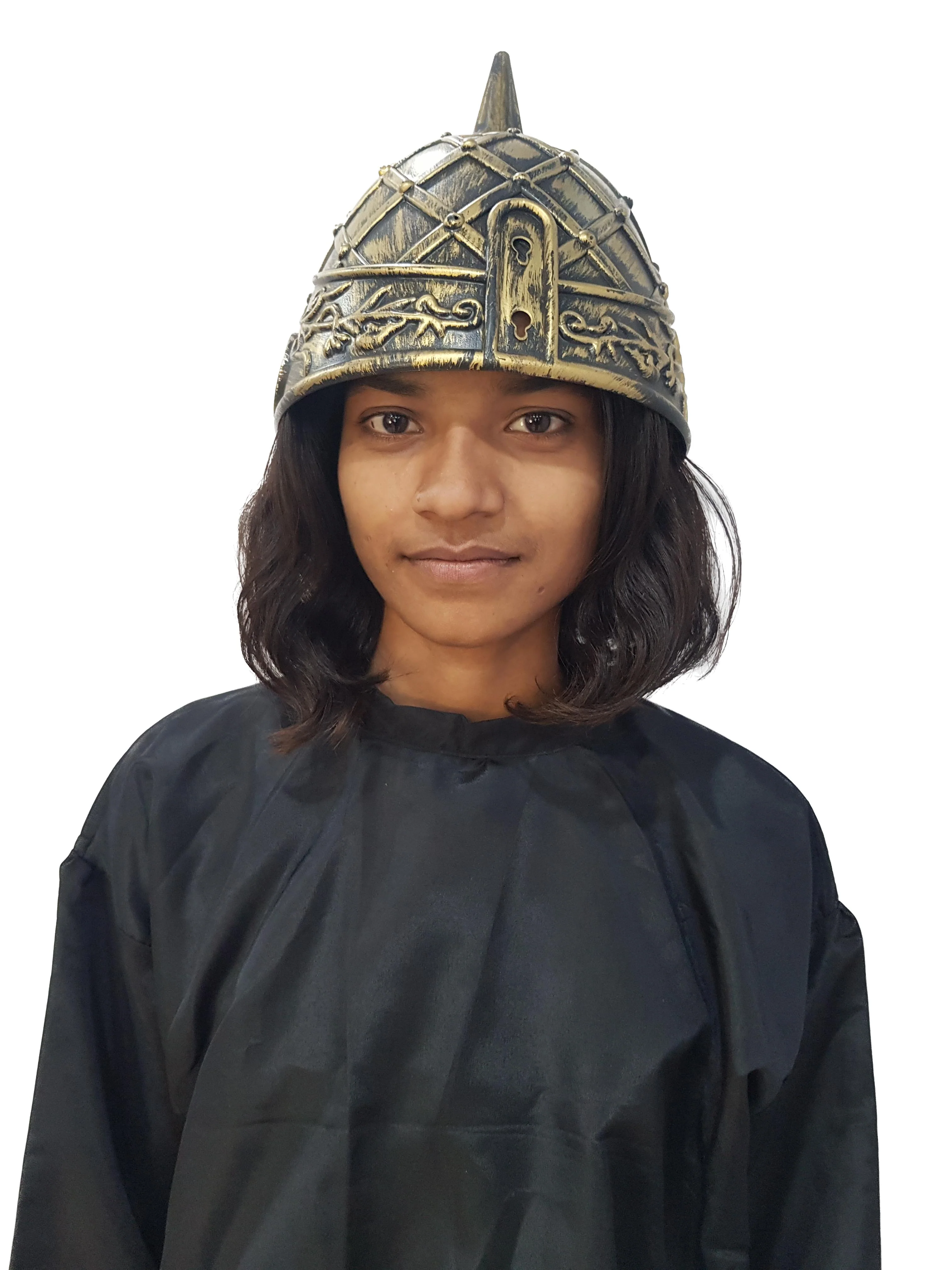 Medieval Ancient King War Helmet Kids & Adults Fancy Dress Costume Accessory
