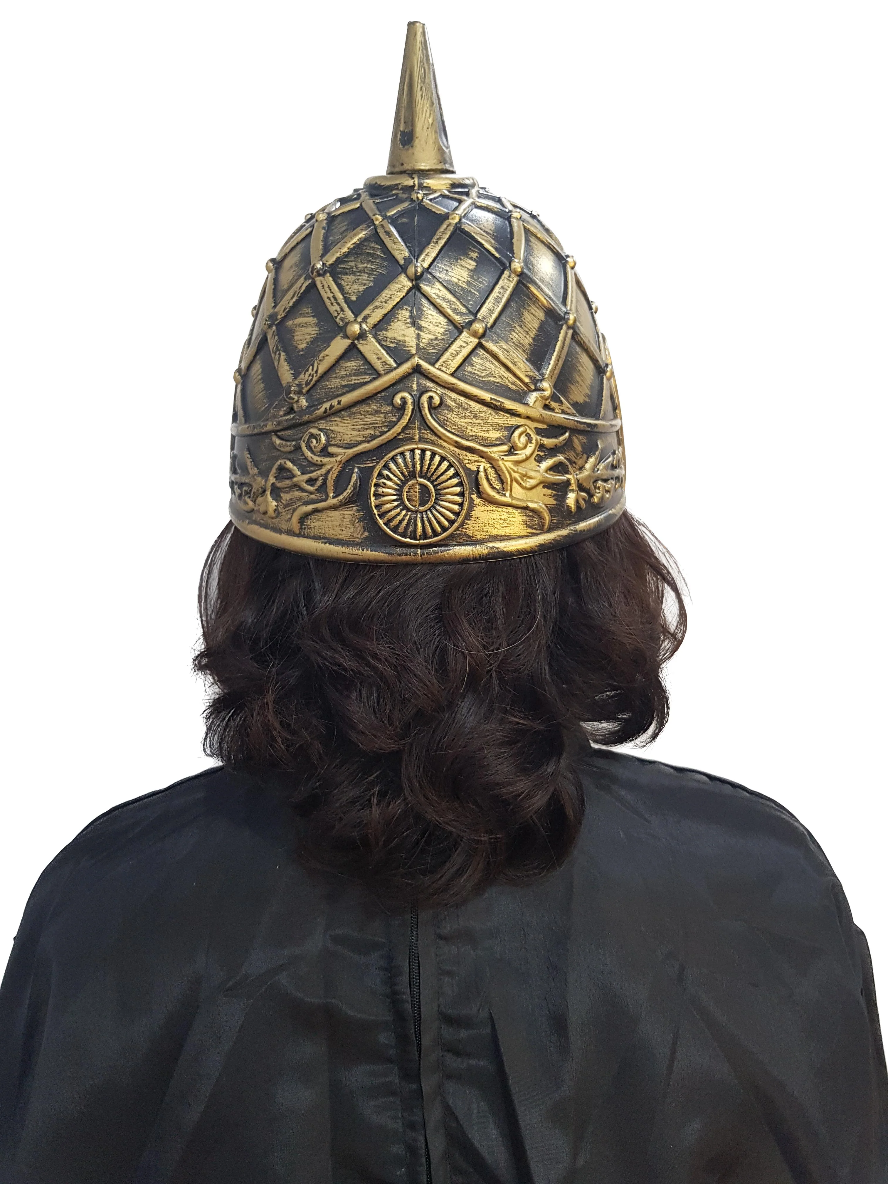Medieval Ancient King War Helmet Kids & Adults Fancy Dress Costume Accessory - Image 3