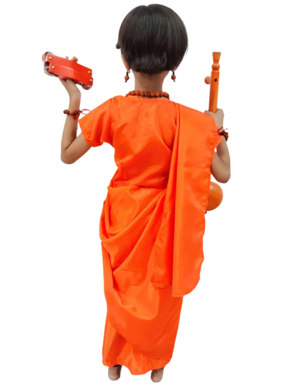 Meera Mirabai Krishna Lover and Devotee Kids Fancy Dress Costume for Girls & Women - Image 11