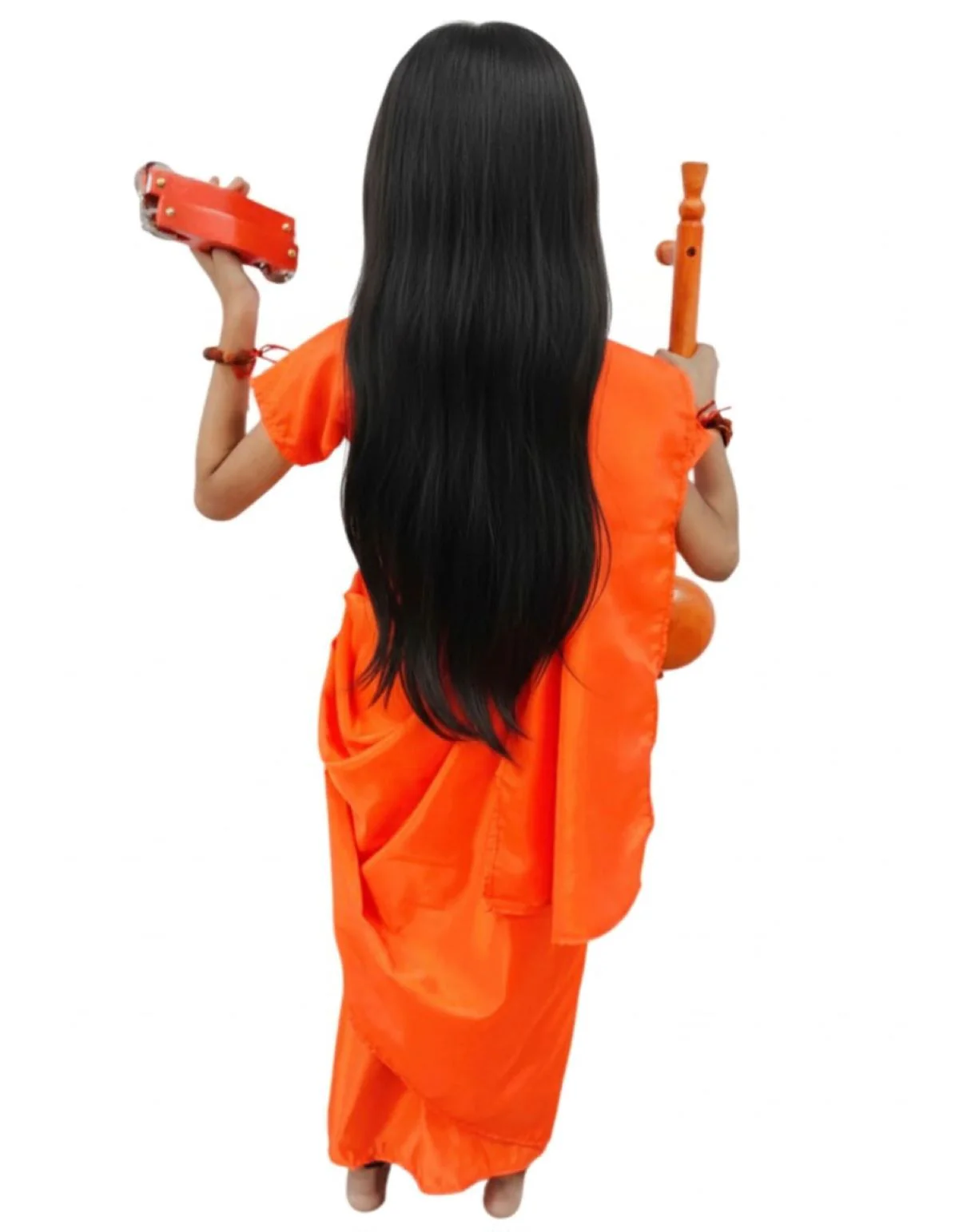 Meera Mirabai Krishna Lover and Devotee Kids Fancy Dress Costume for Girls & Women - Image 4