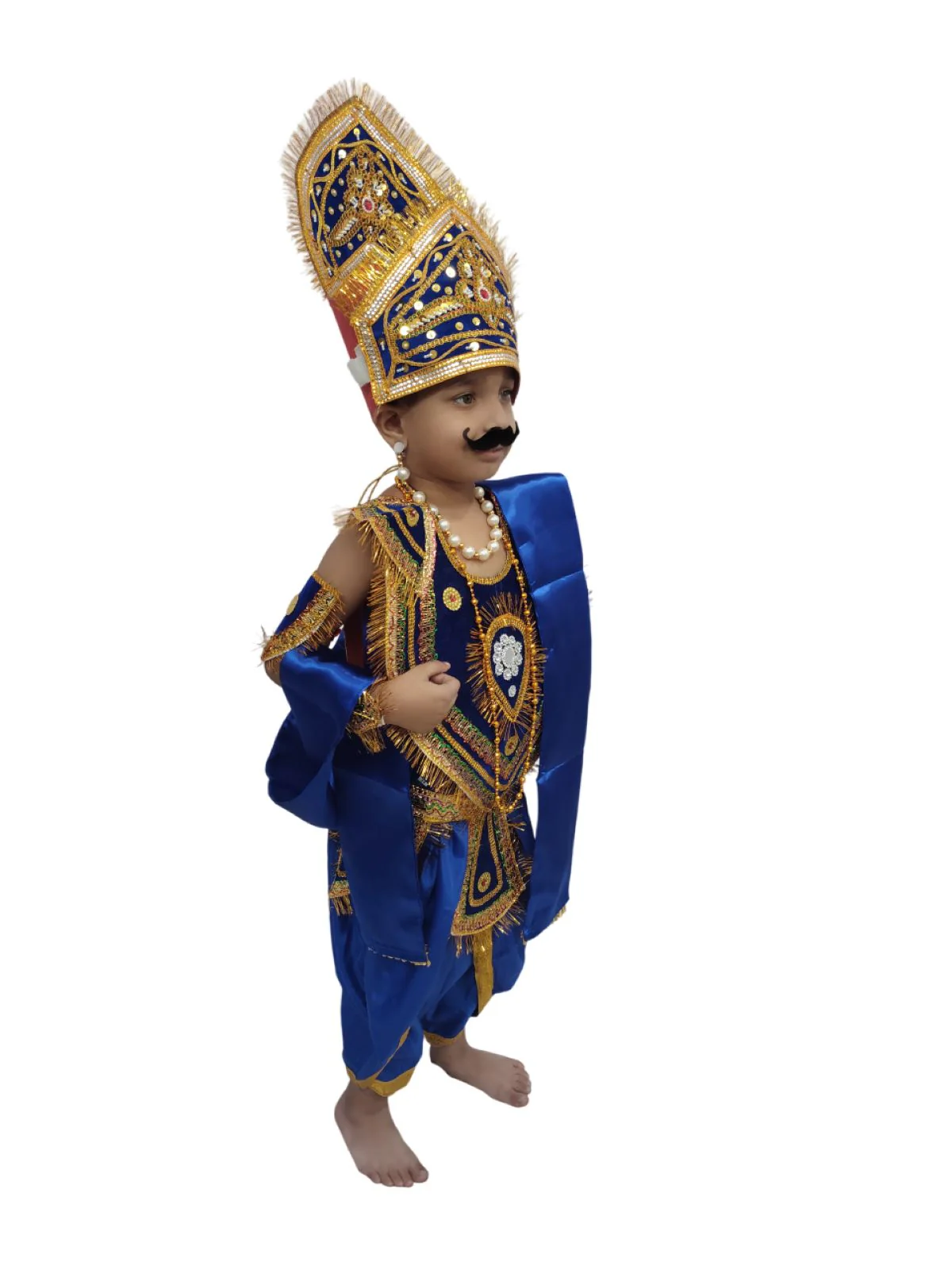 Meghnath (Meghnad) Indrajit Evil Ramayana Ramlila Kids & Adults Fancy Dress Costume without Sword - Image 4
