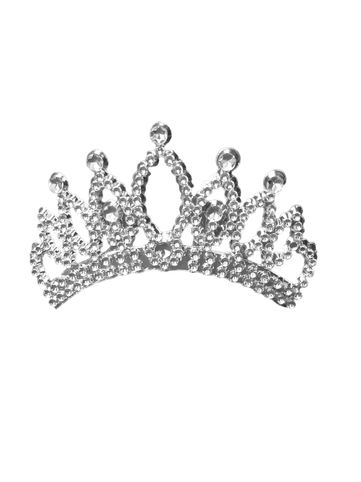 Mini Princess Tiara Hair Comb Crown Fancy Dress Costume Accessory for Girls - Image 5