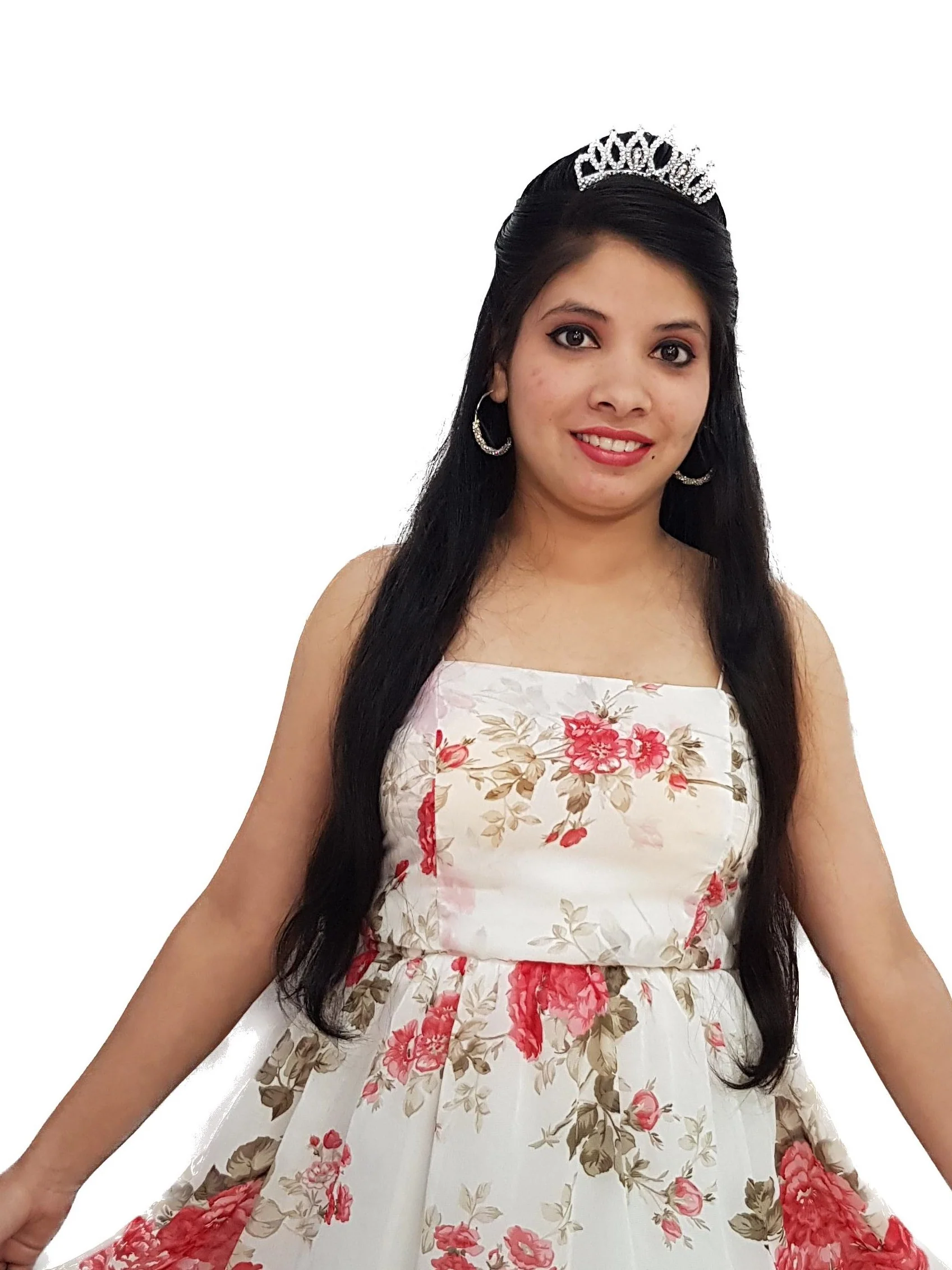 Mini Princess Tiara Hair Comb Crown Fancy Dress Costume Accessory for Girls - Image 6