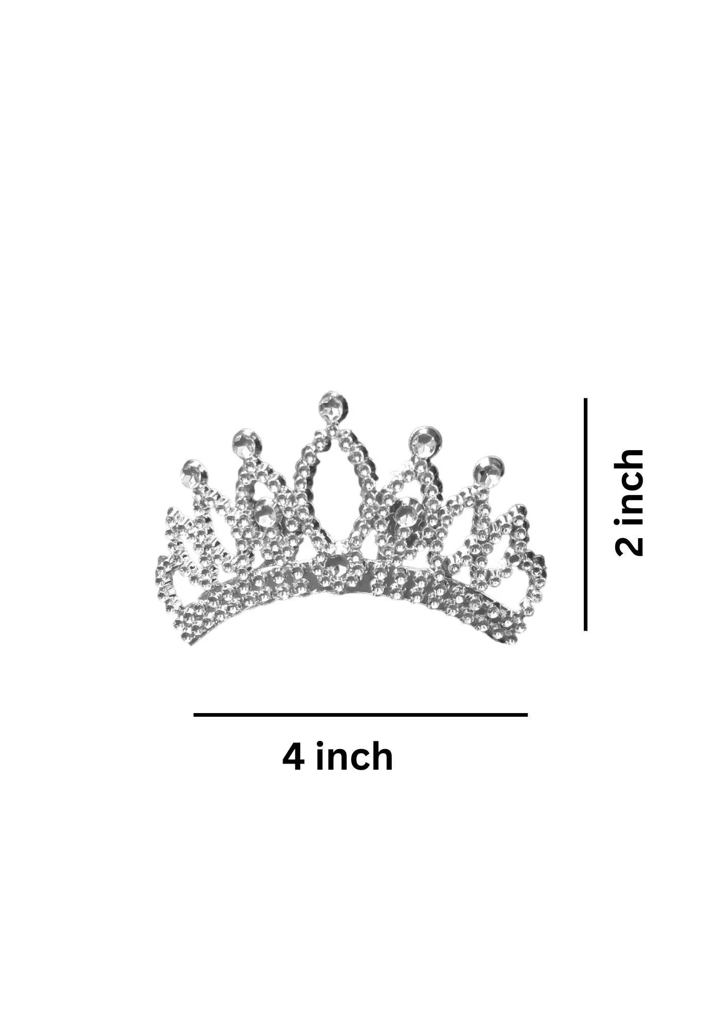 Mini Princess Tiara Hair Comb Crown Fancy Dress Costume Accessory for Girls - Image 8