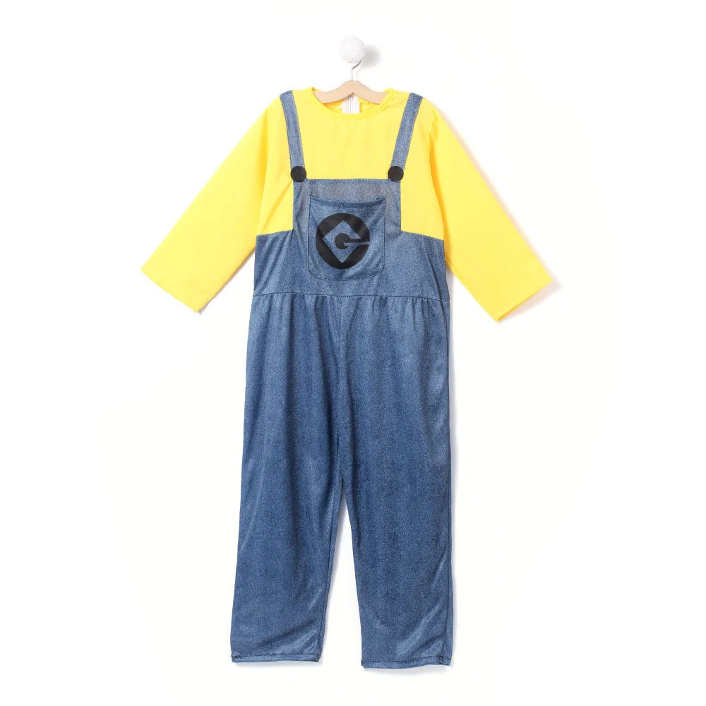 Yellow Childlike Cartoon Character (Despicable Me) With Goggles Kids Fancy Dress Costume | Premium | Imported - Image 6