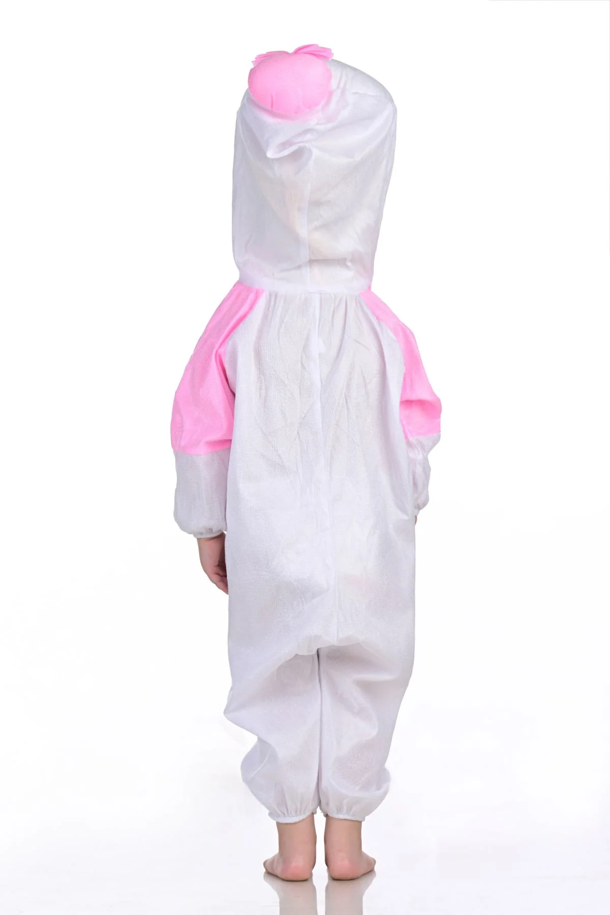 Miss Stylish Duck Cartoon Kids Fancy Dress Costume | Pink & White - Image 3