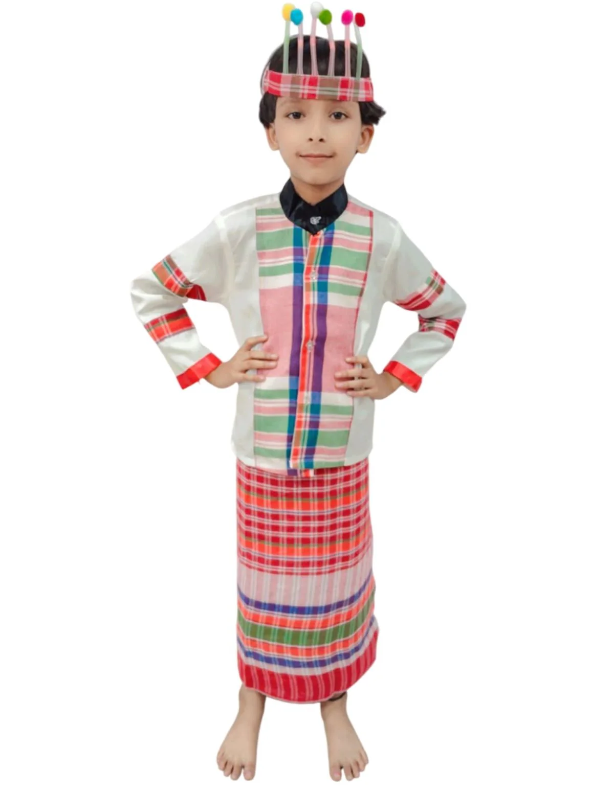 Mizoram Indian Eastern State Folk Costume - Female - Image 6