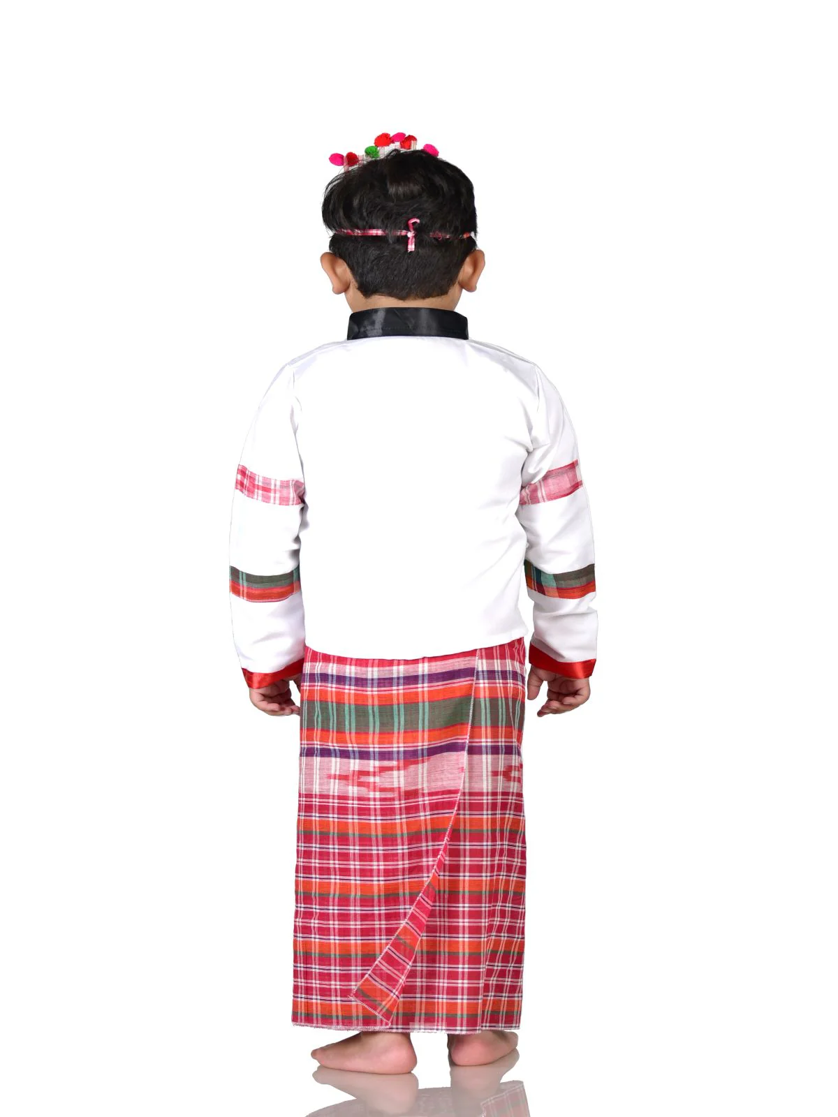 Mizoram Indian Eastern State Folk Costume - Male - Image 3