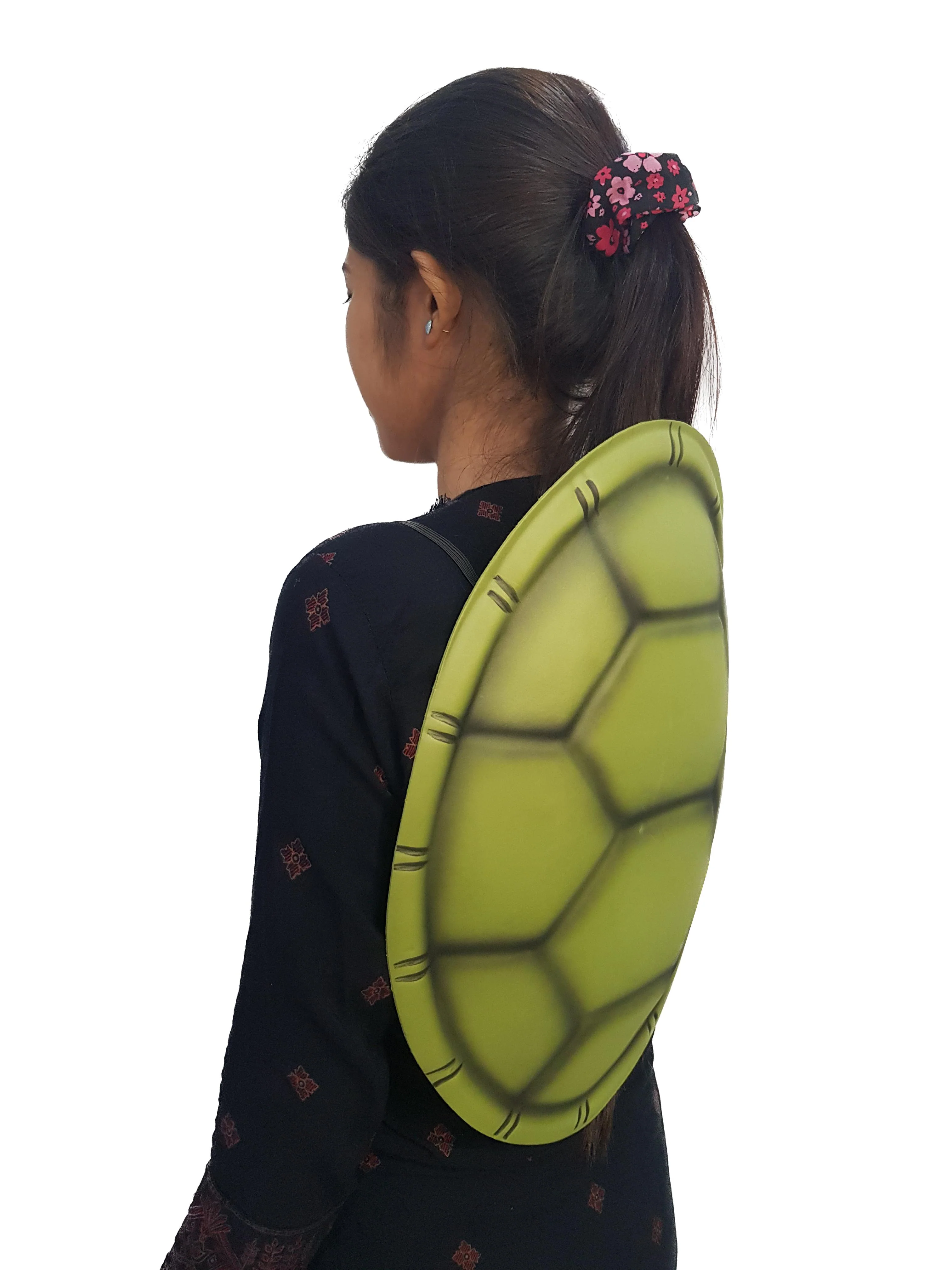 Turtle Shell Costume Accessory for Kids & Adults | Green Soft Foam Animal Reptile Back Shell Accessory | Halloween Fancy Dress, School Annual Day, Cosplay & Theme Party Prop - Image 2