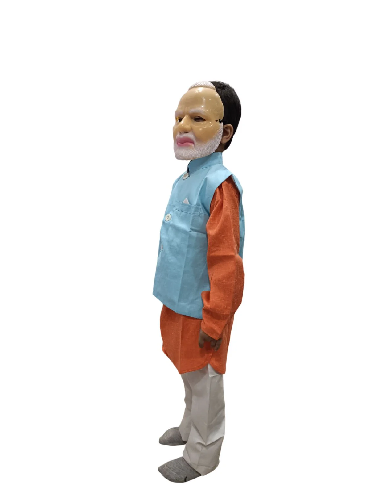 Narendra Modi Indian Prime Minister for Boys Kids Fancy Dress Costume - Image 4