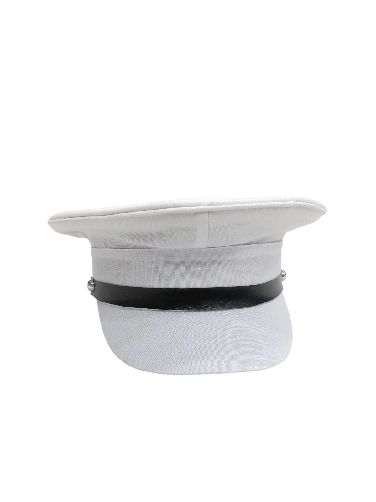 White Professional Car Driver Cap for Adults & Kids Fancy Dress Costume Accessory - Image 3