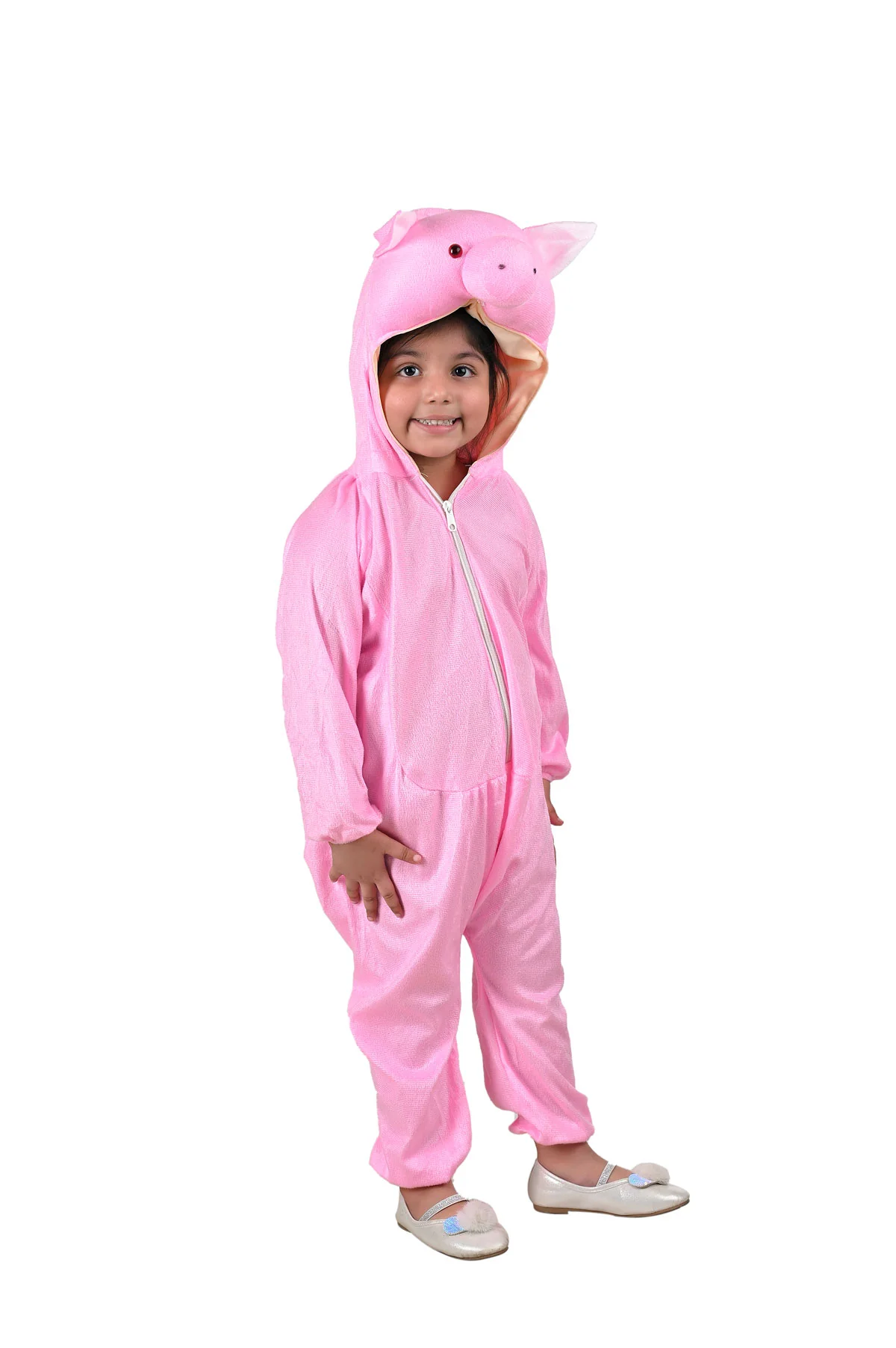 Pink Pig TV Cartoon Jumpsuit Fancy Dress Costume for Kids - Image 2