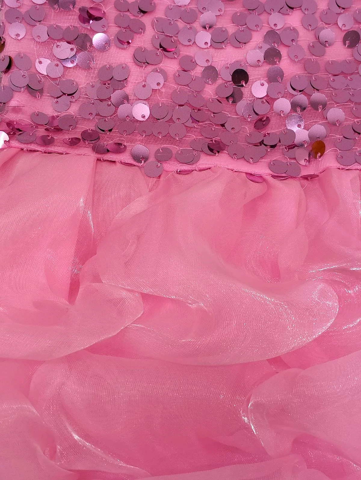 Pink Balloon Frock Western Dance Costume Dress for Girls Kids - Premium - Image 8
