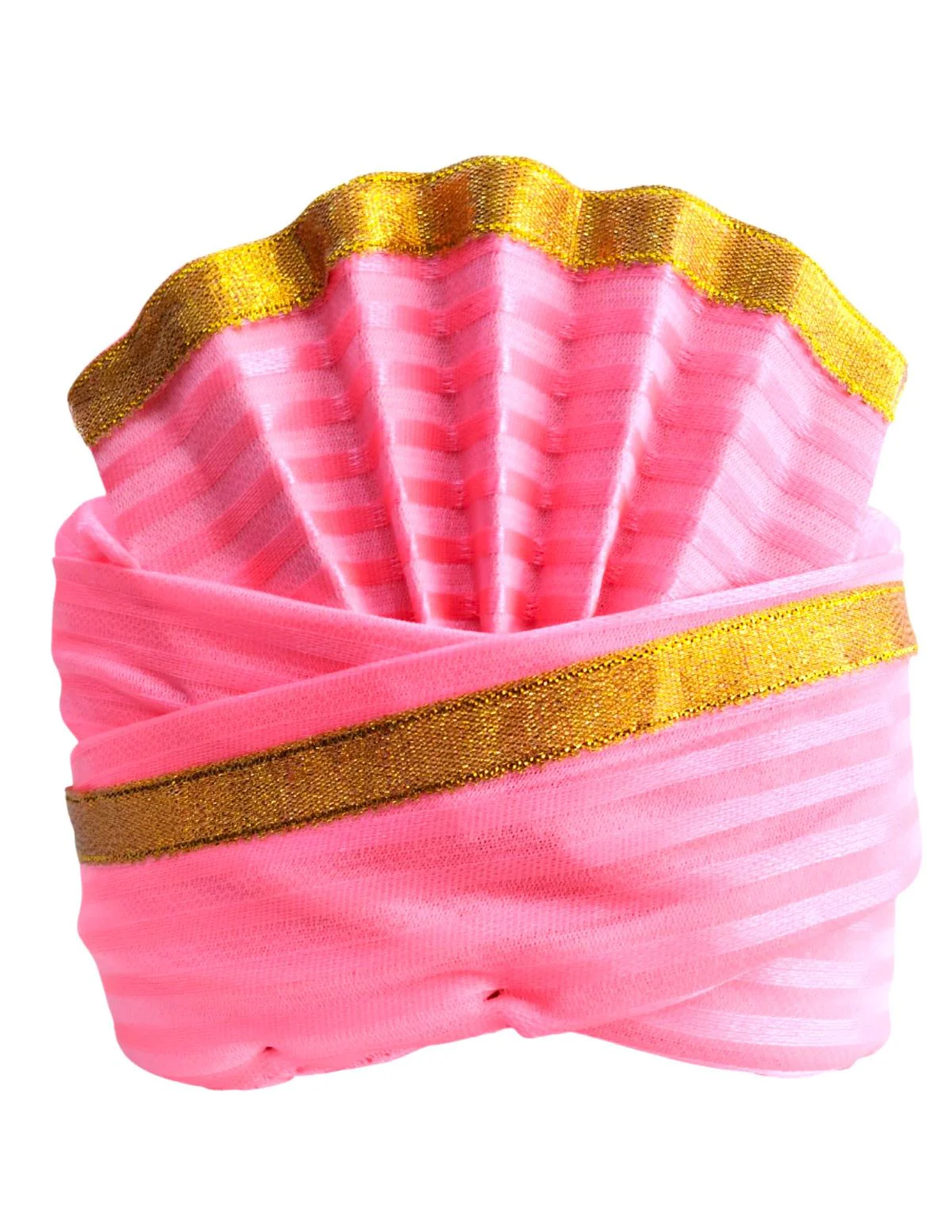 Pink Barati Pagdi Adults Fancy Dress Accessory - Image 2