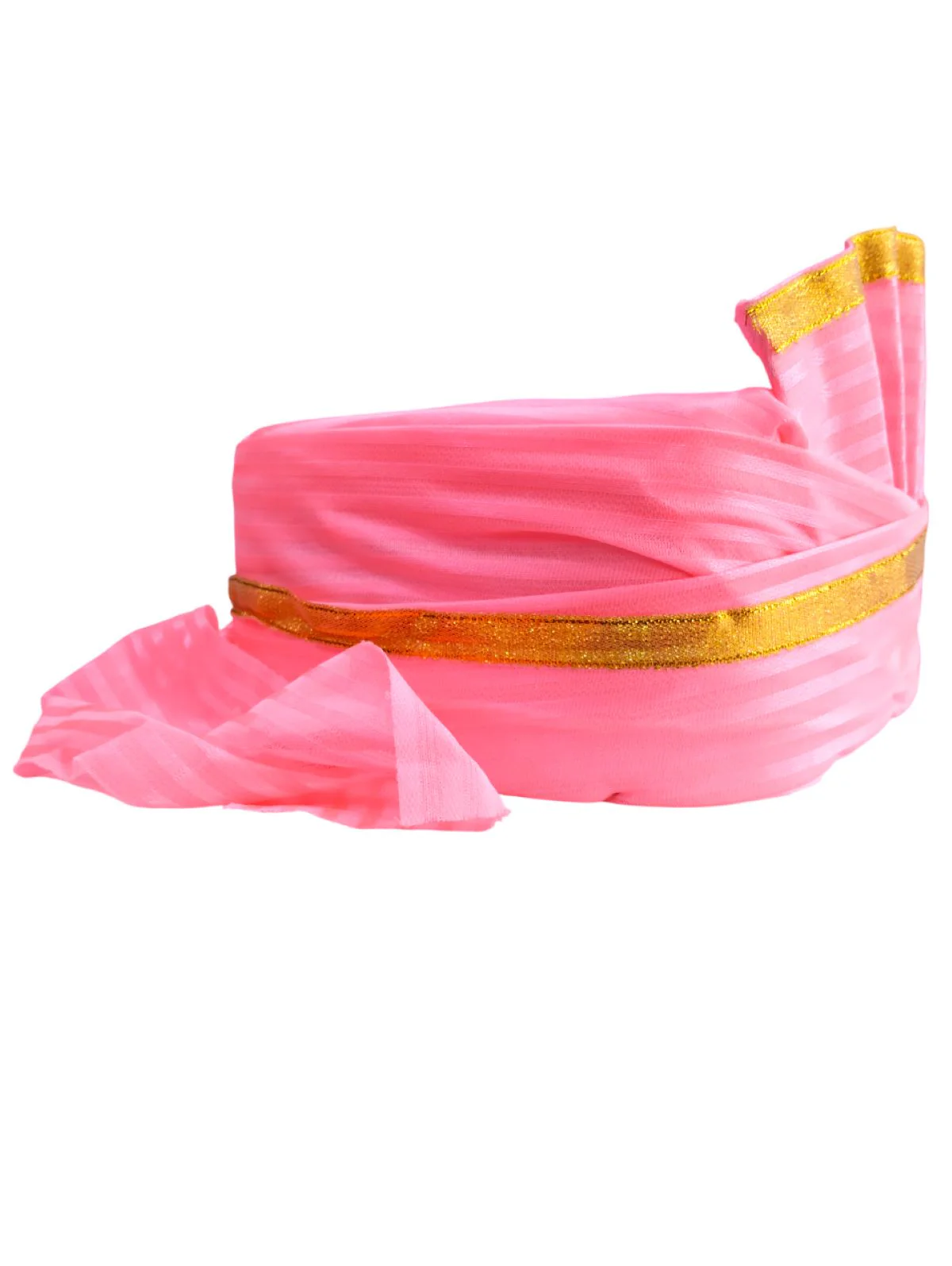 Pink Barati Pagdi Adults Fancy Dress Accessory - Image 3