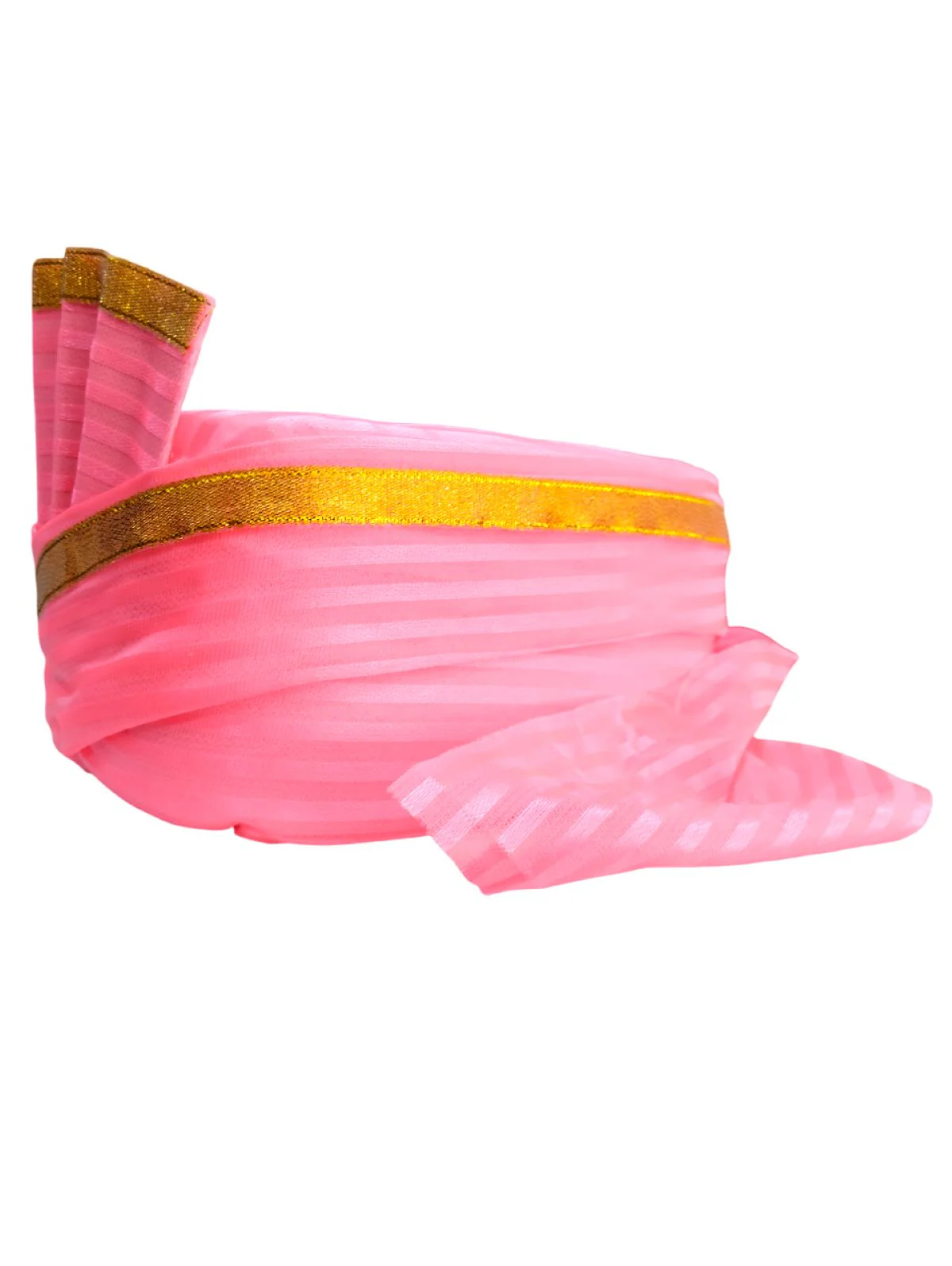 Pink Barati Pagdi Adults Fancy Dress Accessory - Image 5