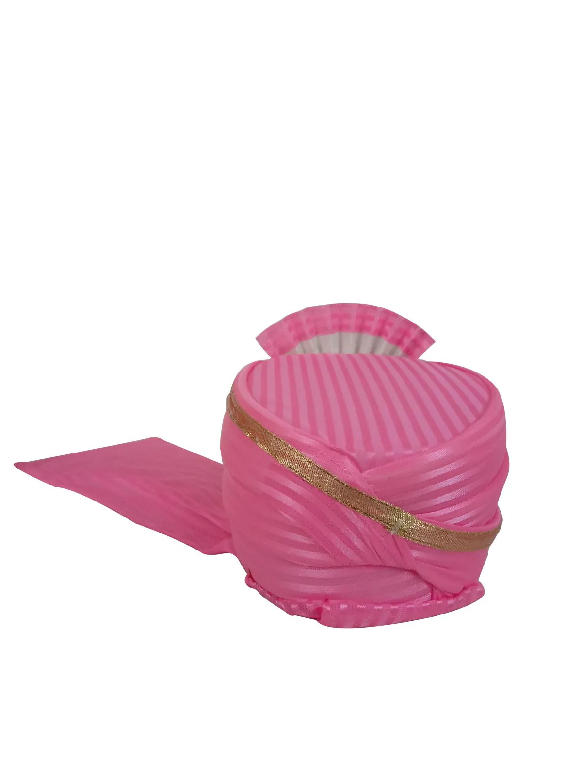 Pink Barati Pagdi Adults Fancy Dress Accessory - Image 6